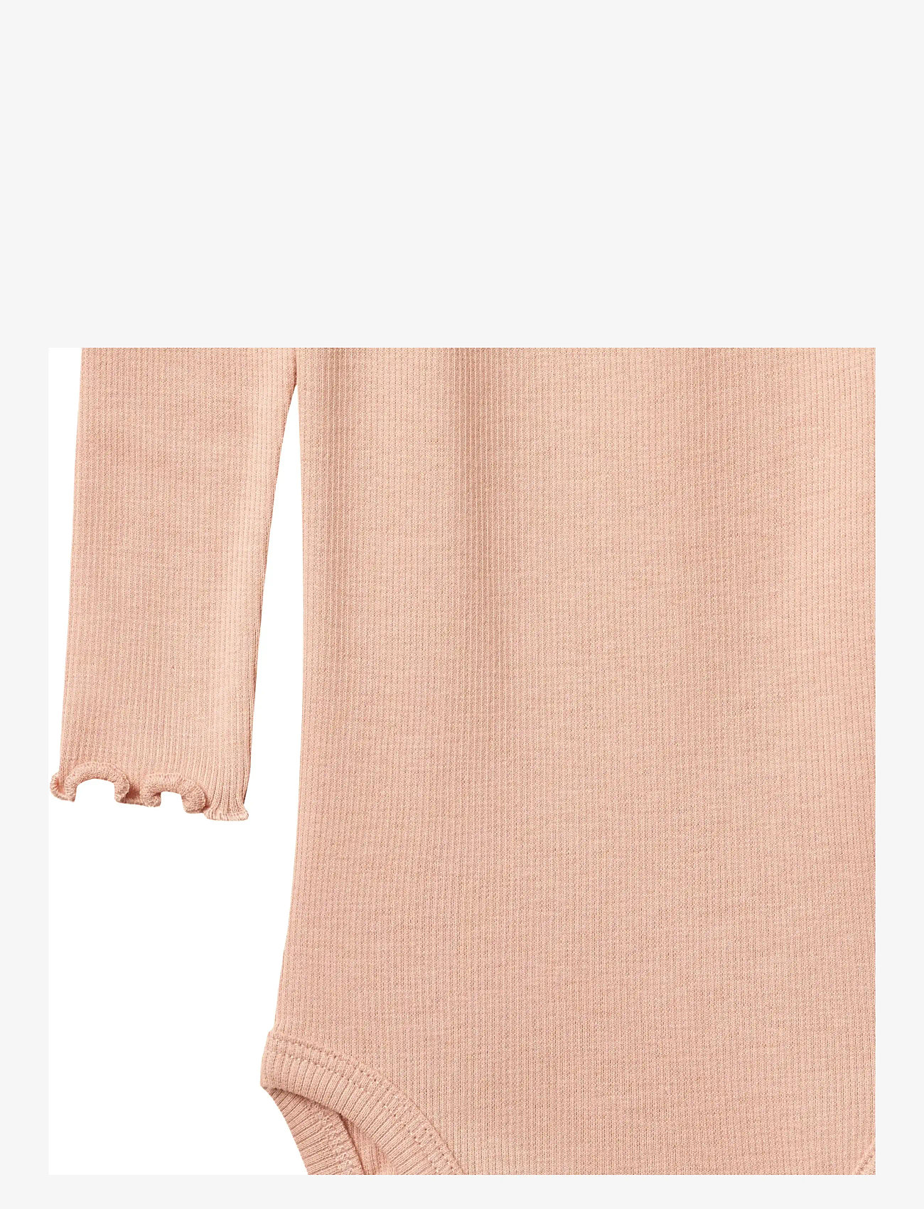 Wheat - Rib Body L/S Lotta - langærmede bodyer - rose cloud - 2