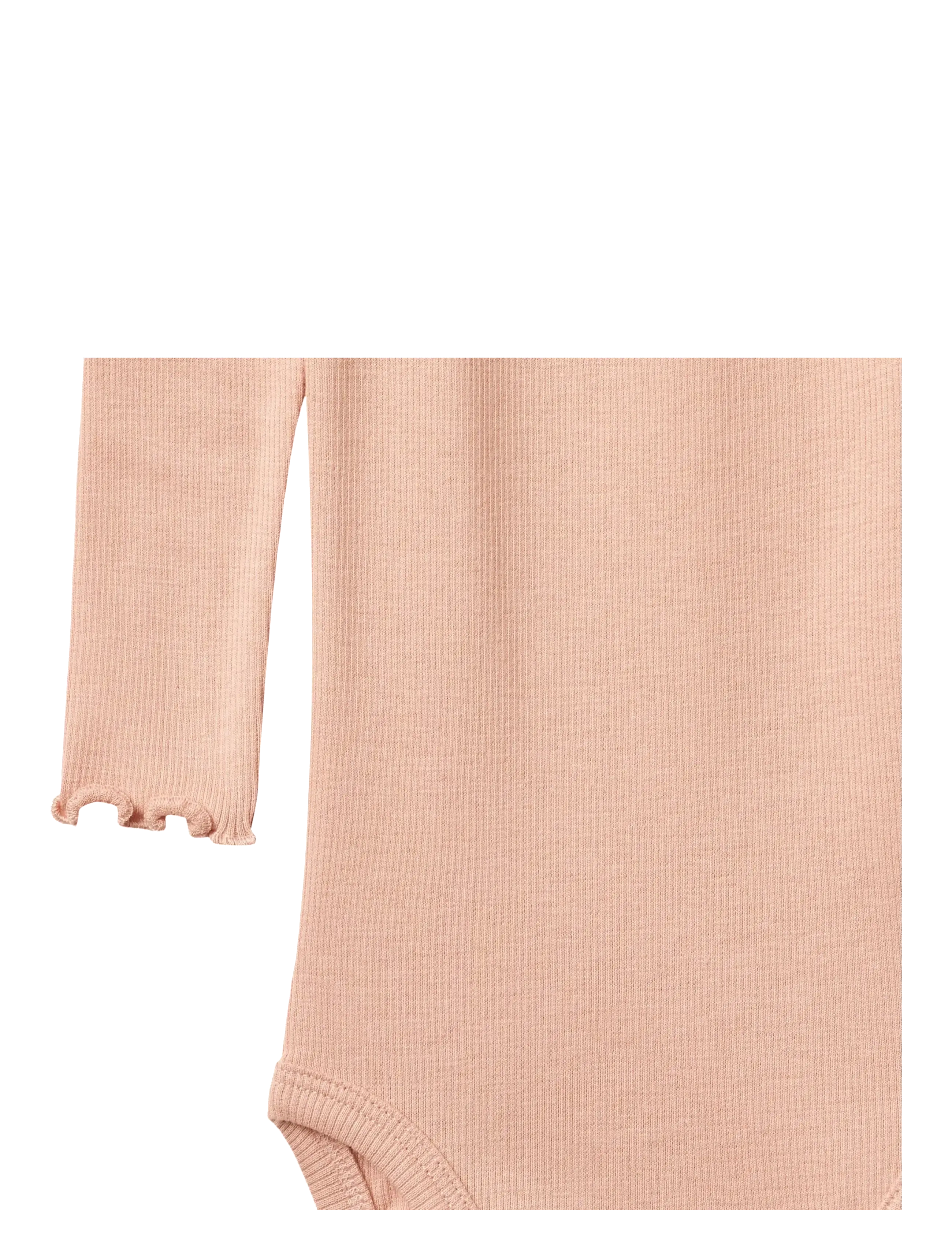 Wheat - Rib Body L/S Lotta - pikkade varrukatega bodid - rose cloud - 2