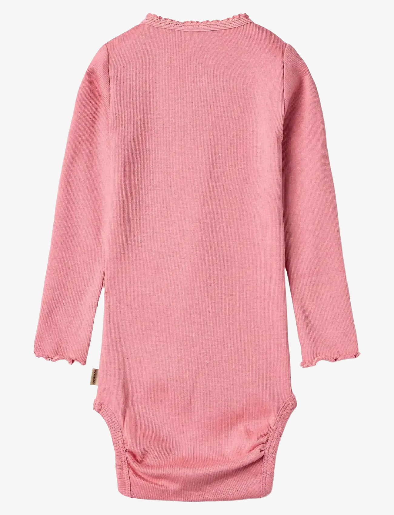 Wheat - Rib Body L/S Lotta - langärmelige bodys - soft pink - 1