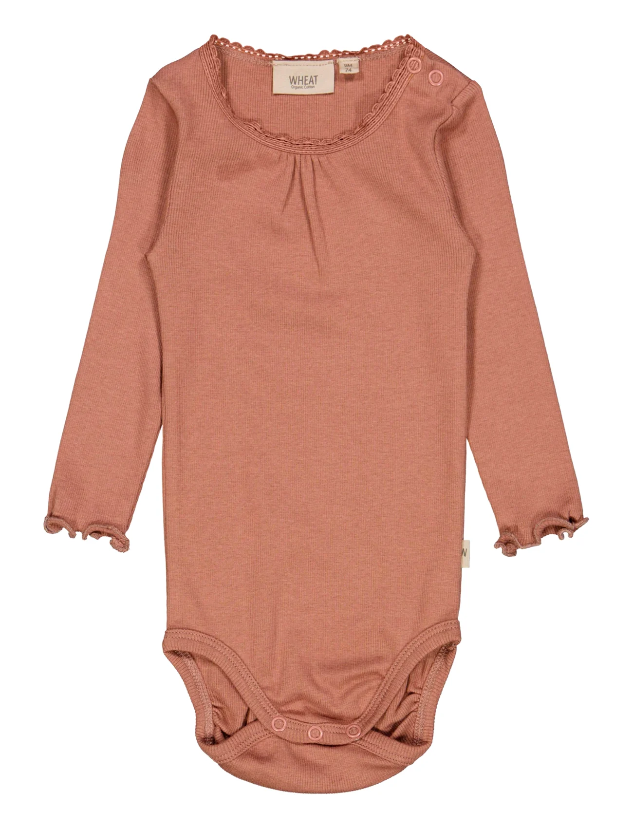Wheat - Body Rib Lace LS - lowest prices - powder brown - 0