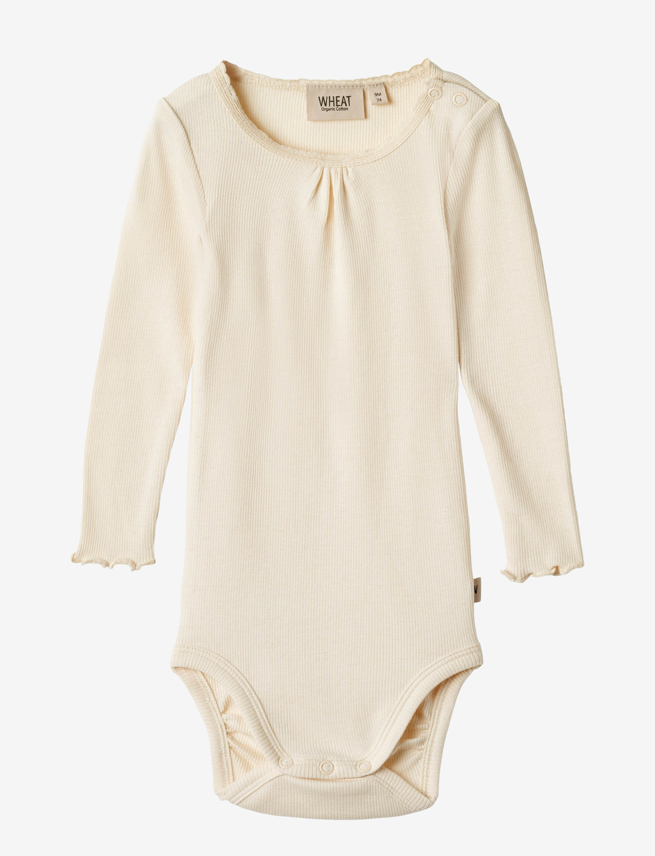 Wheat - Rib Body L/S Lotta - cream - 0