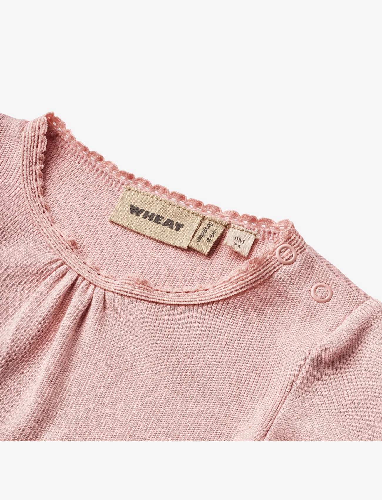 Wheat - Rib Body L/S Lotta - rose frost - 2