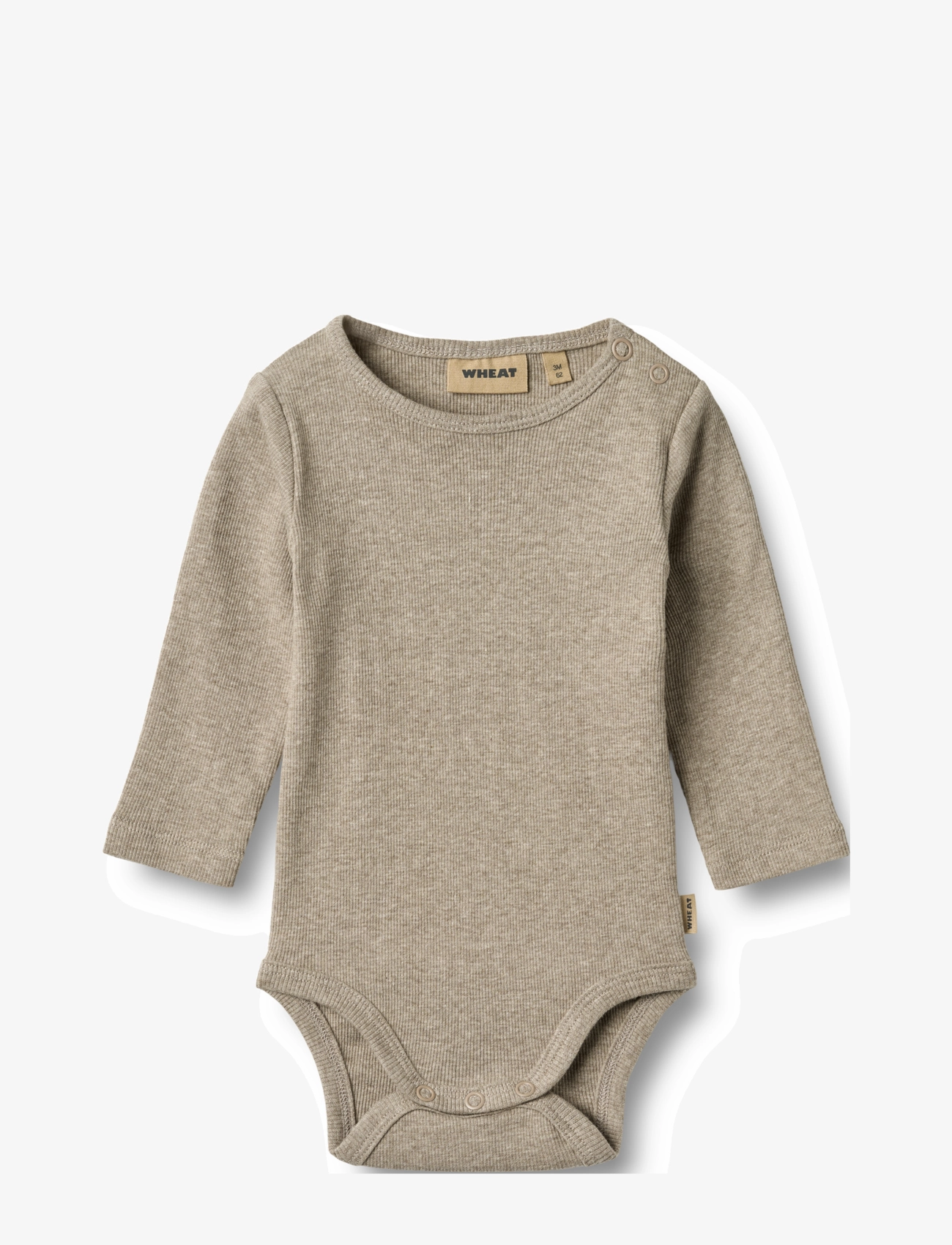 Wheat Body L/S Spencer, 62, Beige - Bodys, Kinder