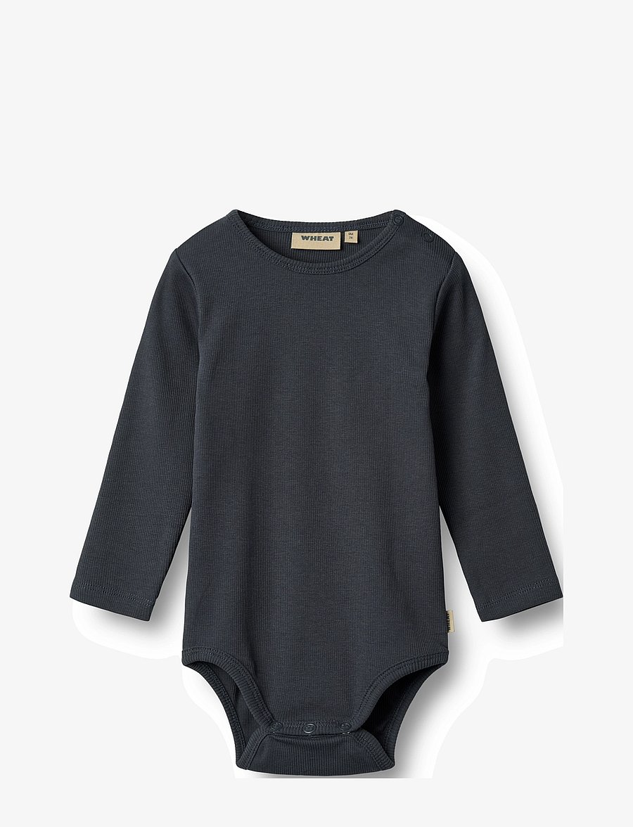 Wheat - Body L/S Spencer - langärmelige bodys - navy - 0