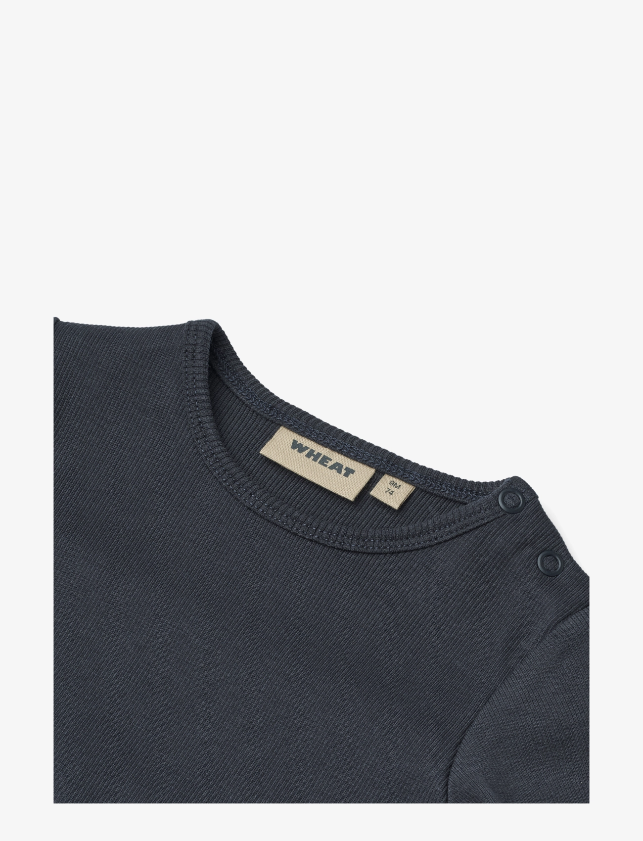 Wheat - Body L/S Spencer - langærmede bodyer - navy - 2