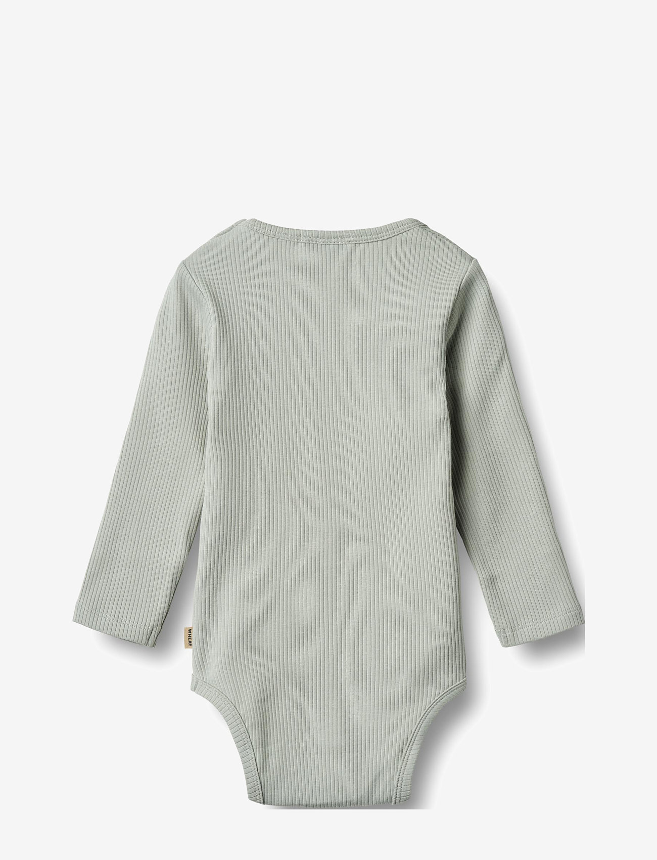 Wheat - Rib Body L/S Spencer - langärmelige bodys - rainy sky - 1