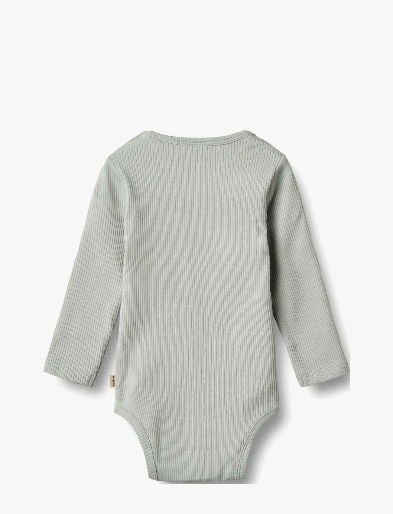 Wheat - Rib Body L/S Spencer - langærmede - rainy sky - 1