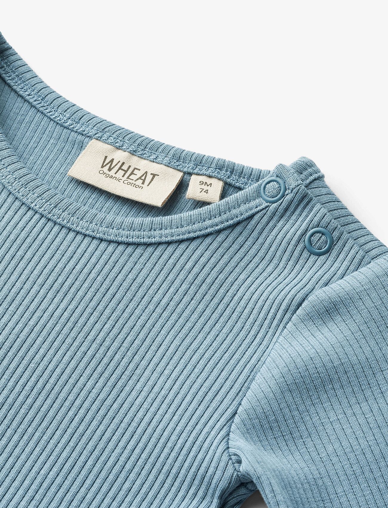 Wheat - Rib Body L/S Spencer - blue - 2