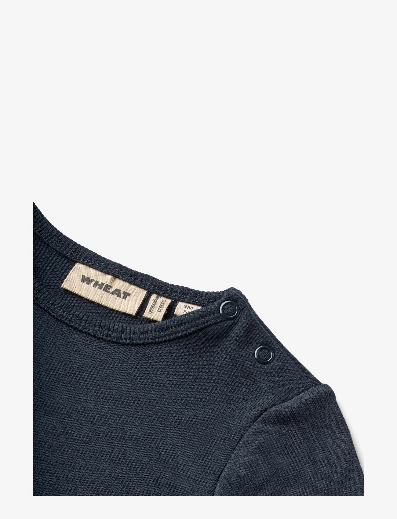 Wheat - Rib Body L/S Spencer - navy - 2