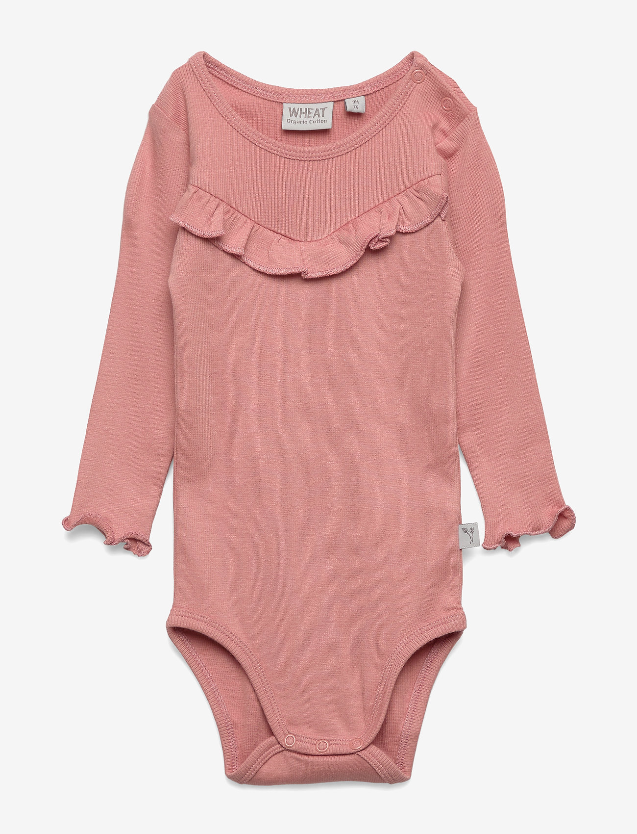 Wheat - Body Rib Ruffle LS - soft peach rose - 0