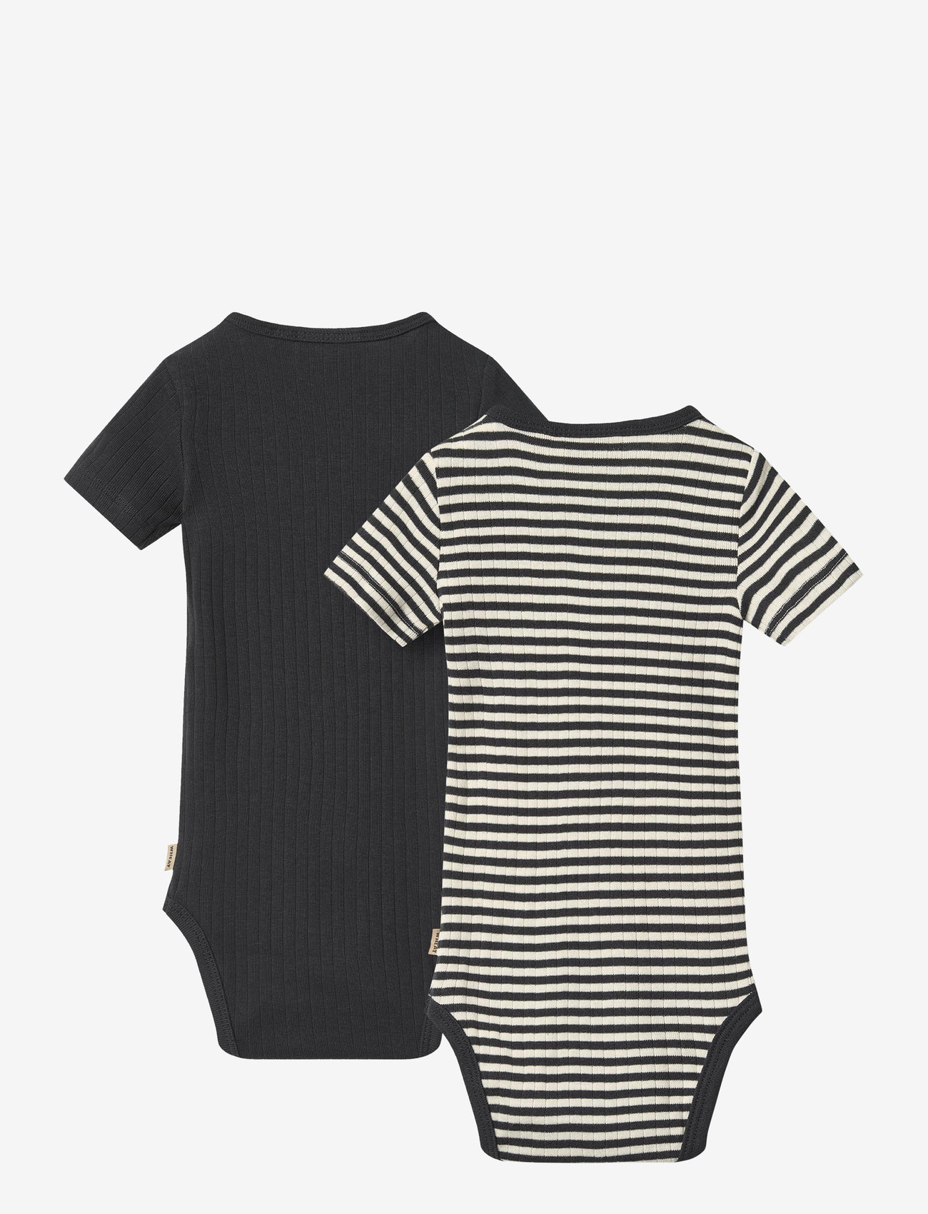 Wheat - 2 Rib Body S/S Timo - langärmelig - navy rib stripe - 1