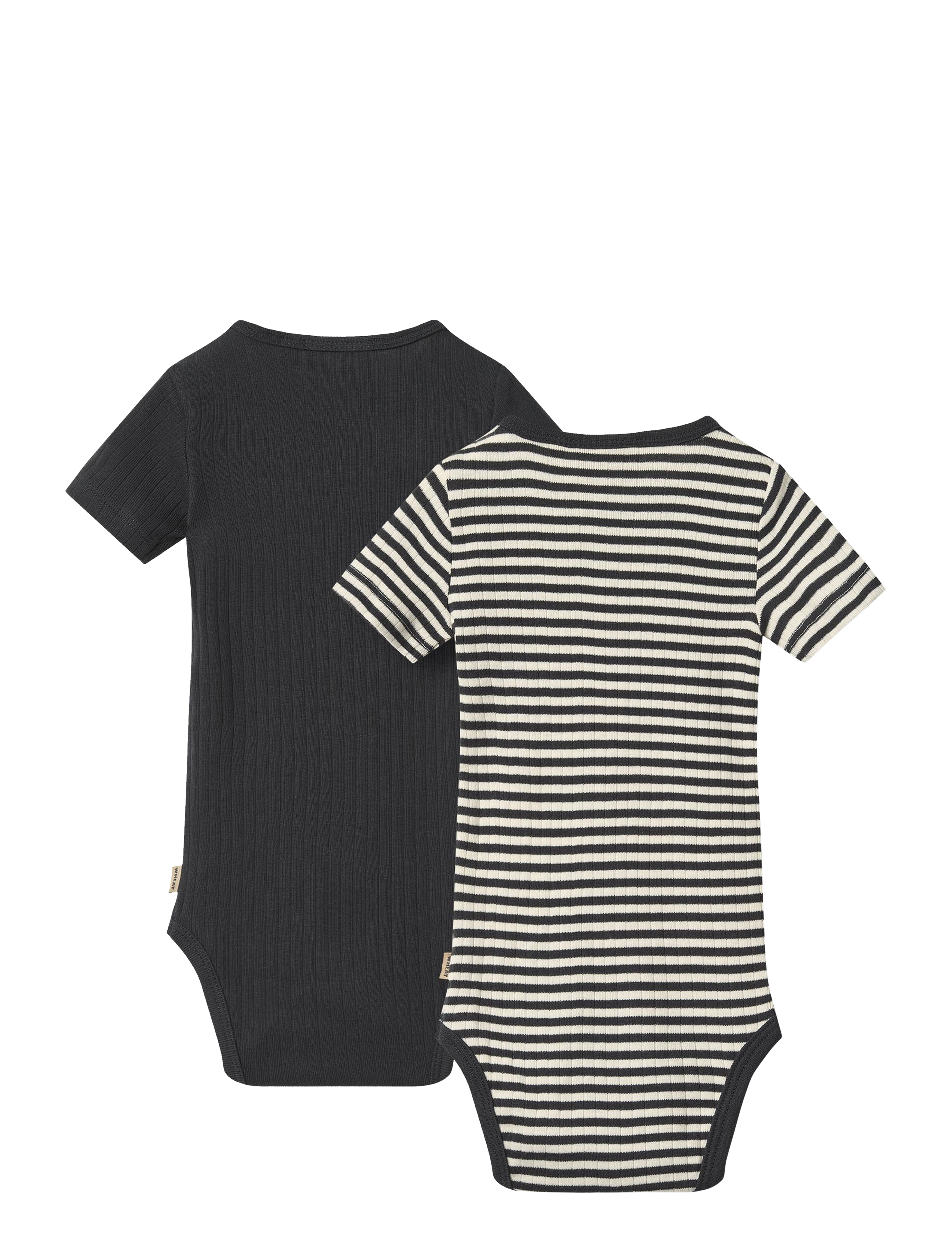 Wheat - 2 Rib Body S/S Timo - mažiausios kainos - navy rib stripe - 1