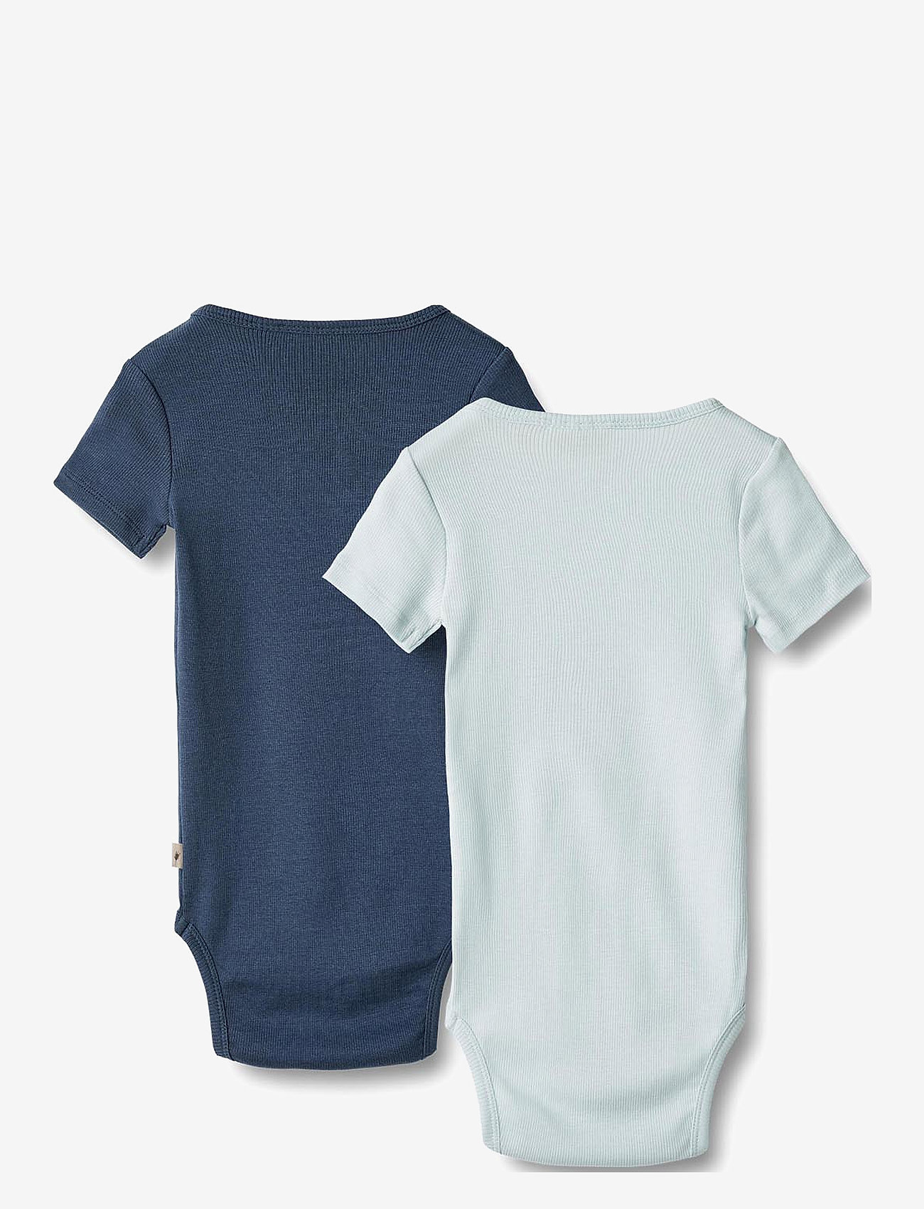Wheat - 2 Rib Body S/S Timo - light blue navy - 1