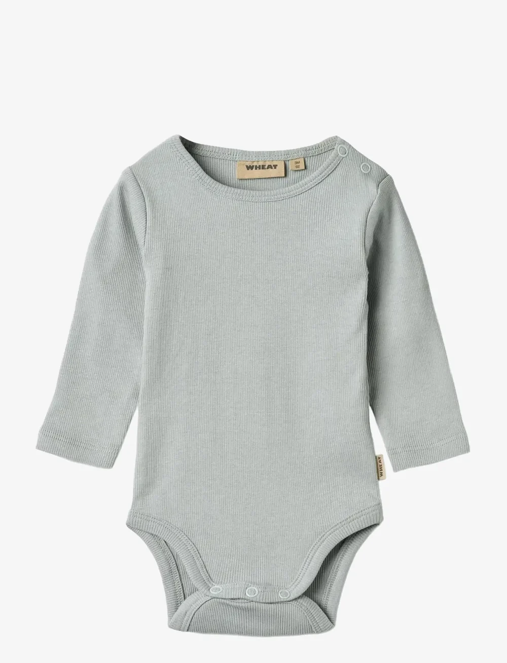 Wheat - 2 Rib Body L/S Spencer - multipack bodys - soft rain brown - 2