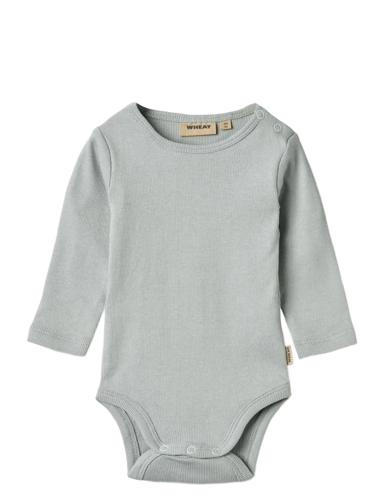 Wheat - 2 Rib Body L/S Spencer - langærmede - soft rain brown - 2