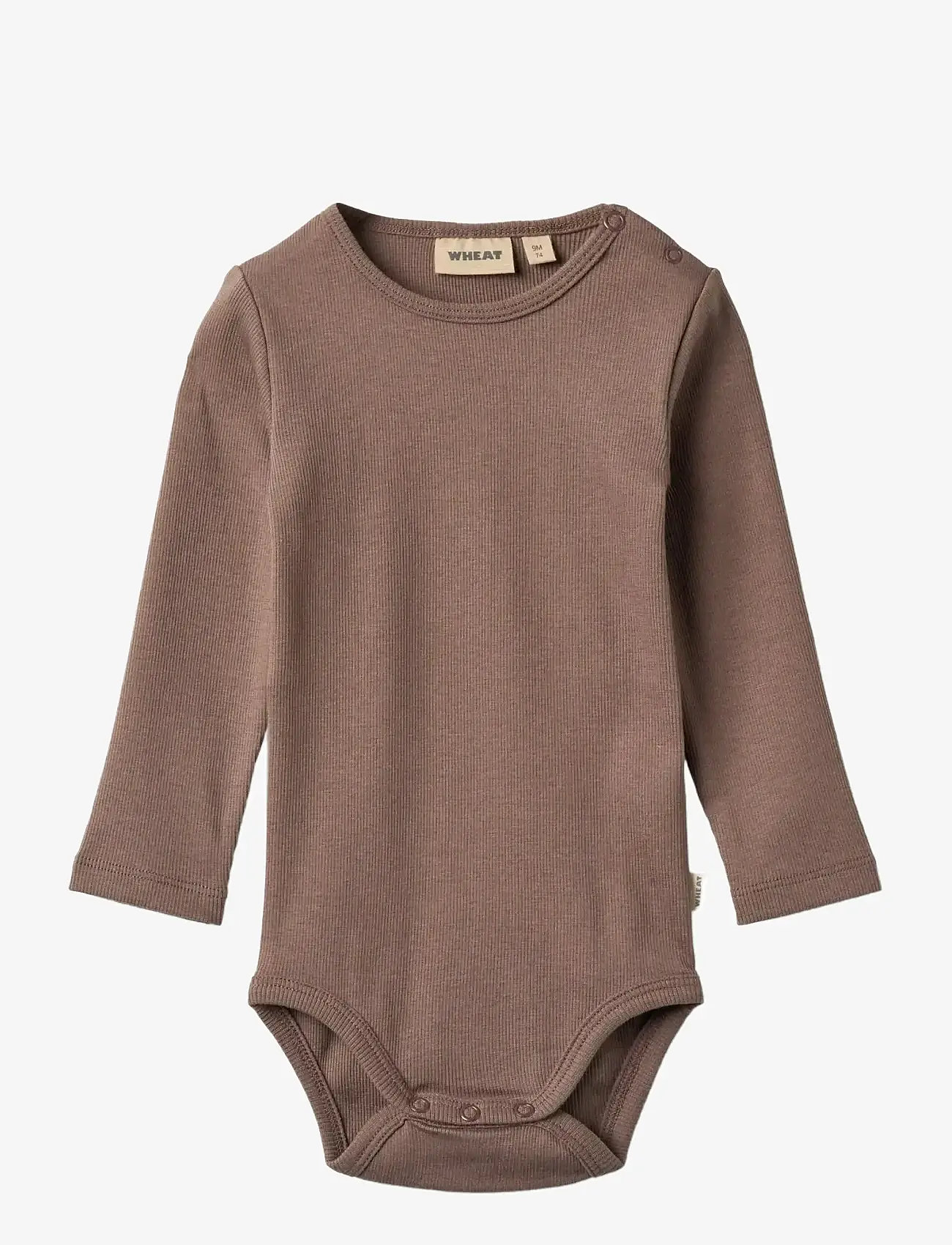 Wheat - 2 Rib Body L/S Spencer - langärmelig - soft rain brown - 3