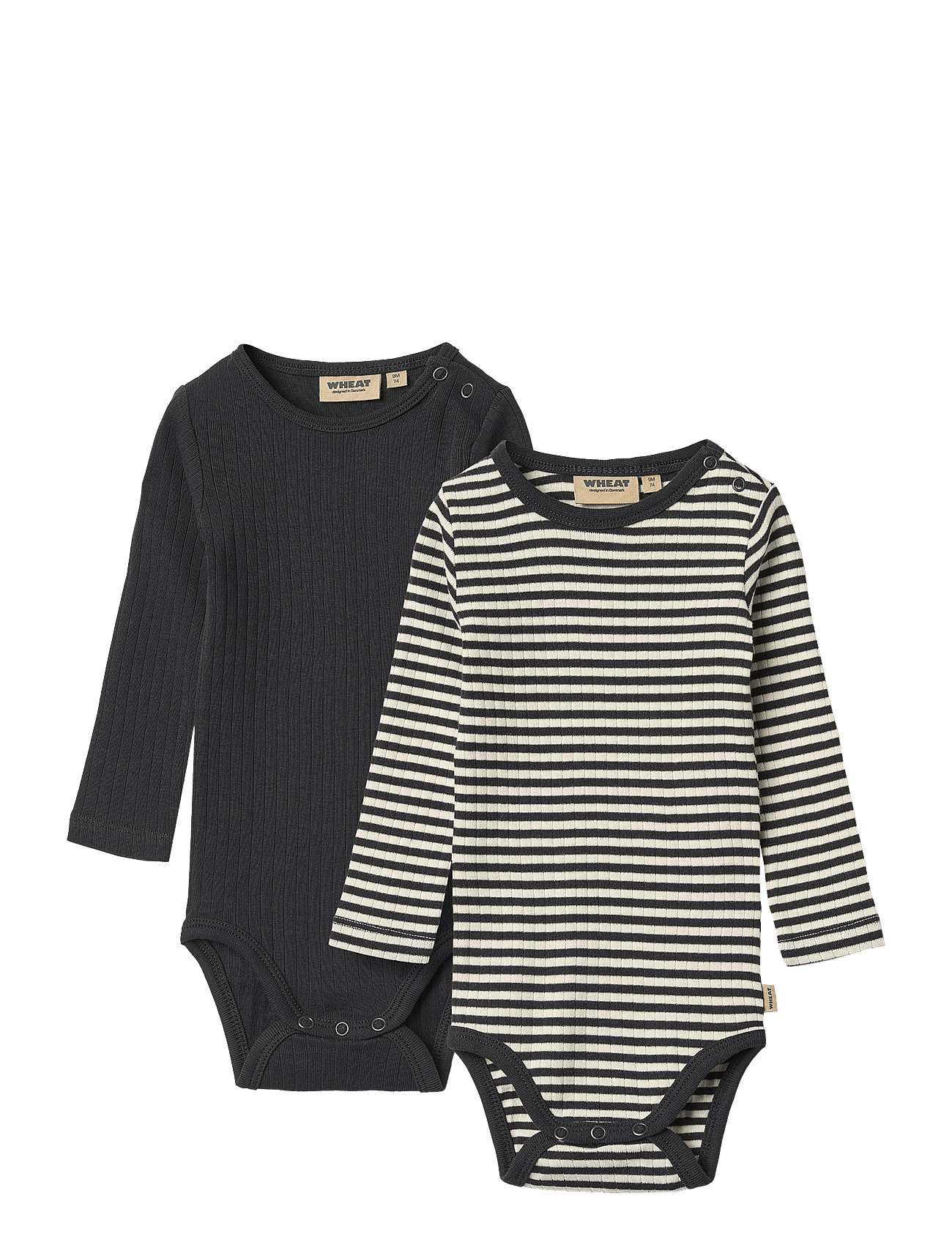 2 Rib Body L/S Spencer - NAVY RIB STRIPE