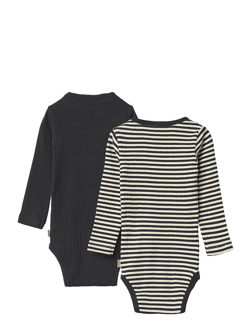 Wheat - 2 Rib Body L/S Spencer - komplety body - navy rib stripe - 1