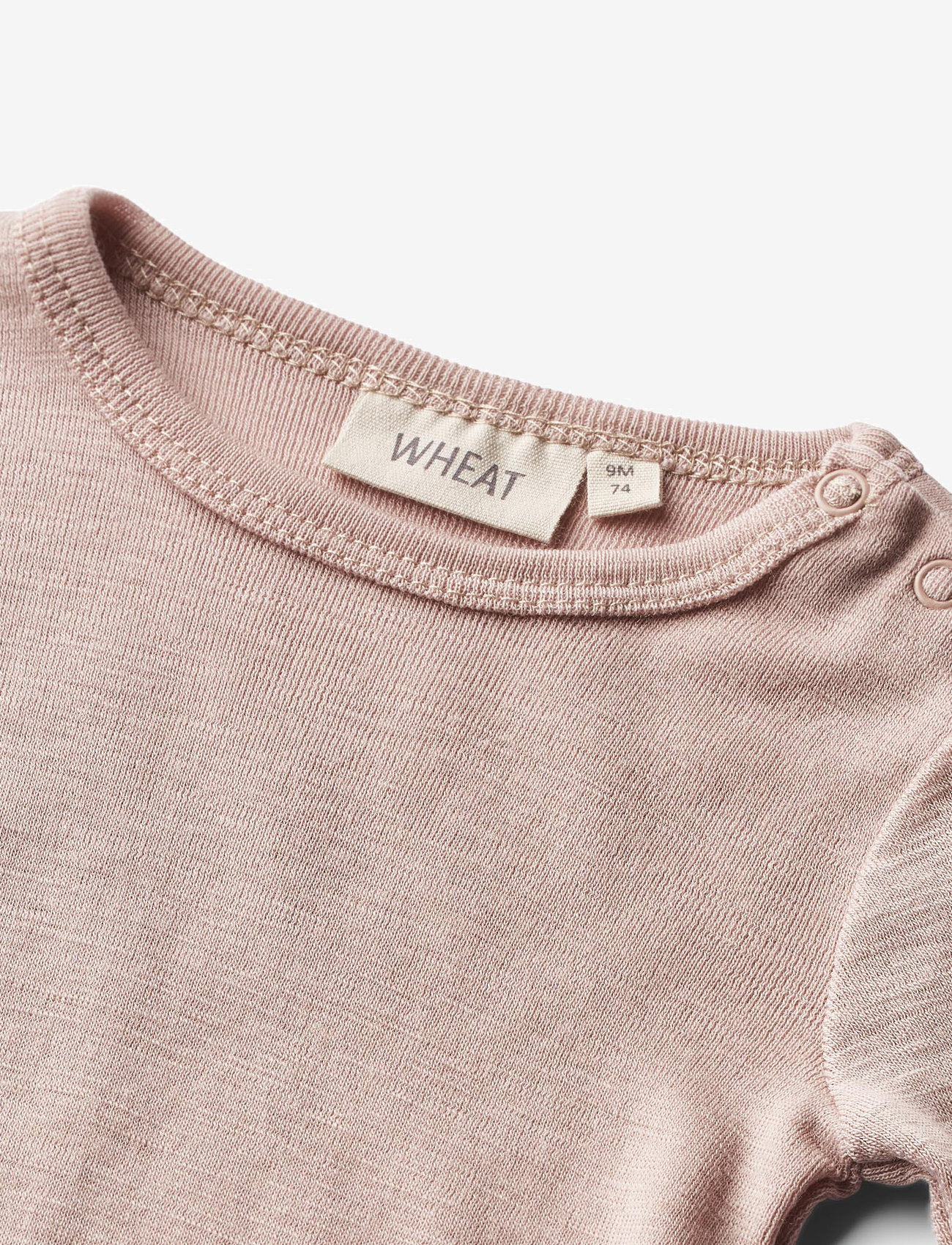 Wheat - Wool Body L/S Lucca - pikkade varrukatega bodid - dry rose - 2