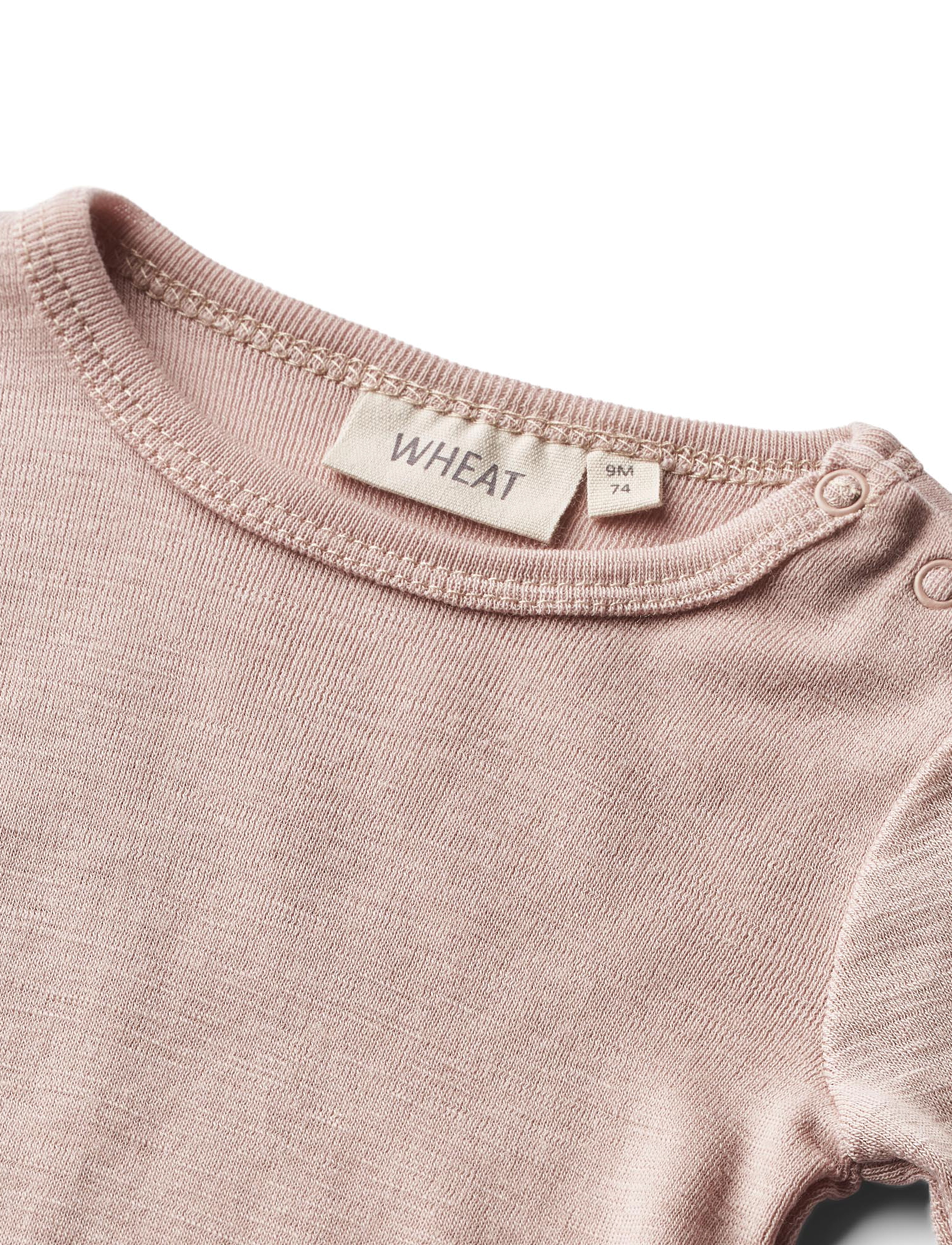 Wheat - Wool Body L/S Lucca - langärmelige bodys - dry rose - 2