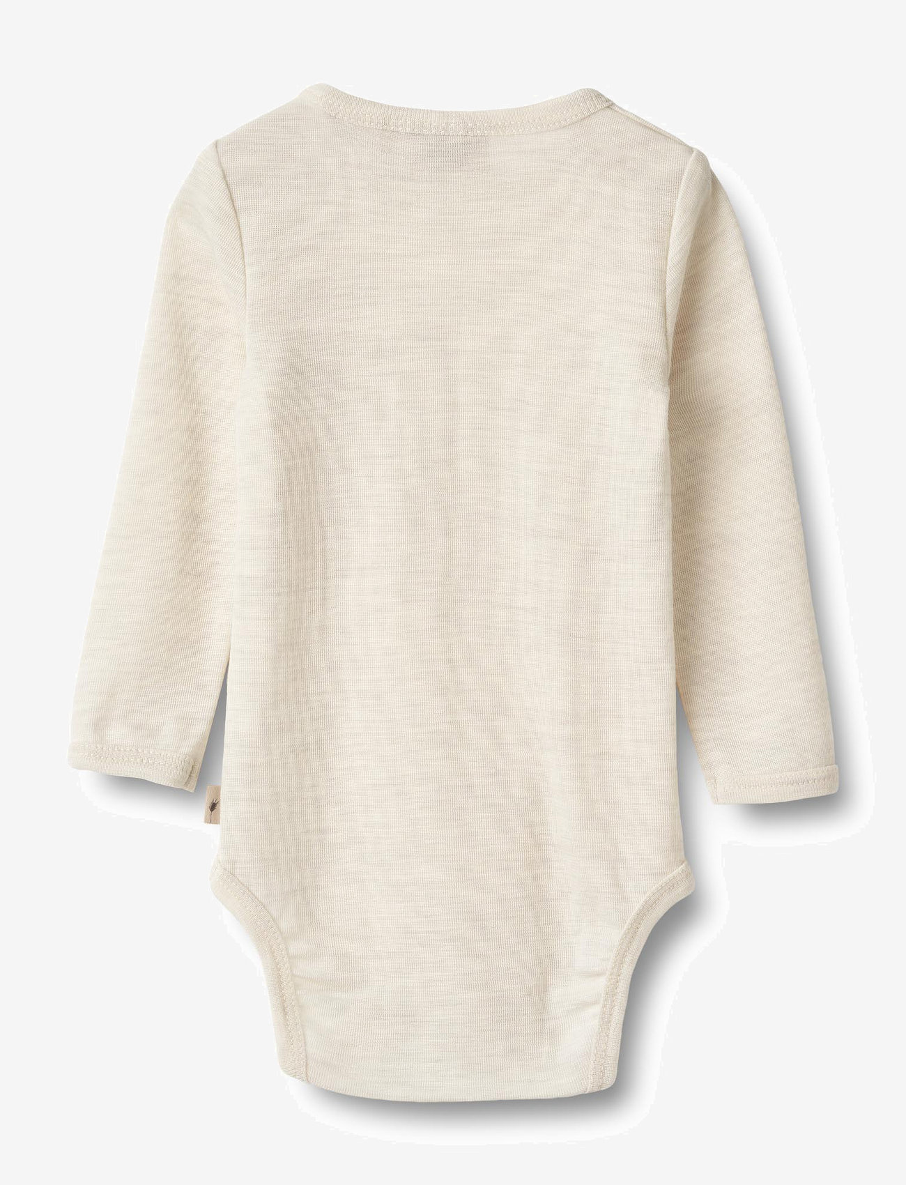 Wheat - Wool Body L/S Lucca - långärmade bodies - eggshell melange - 1