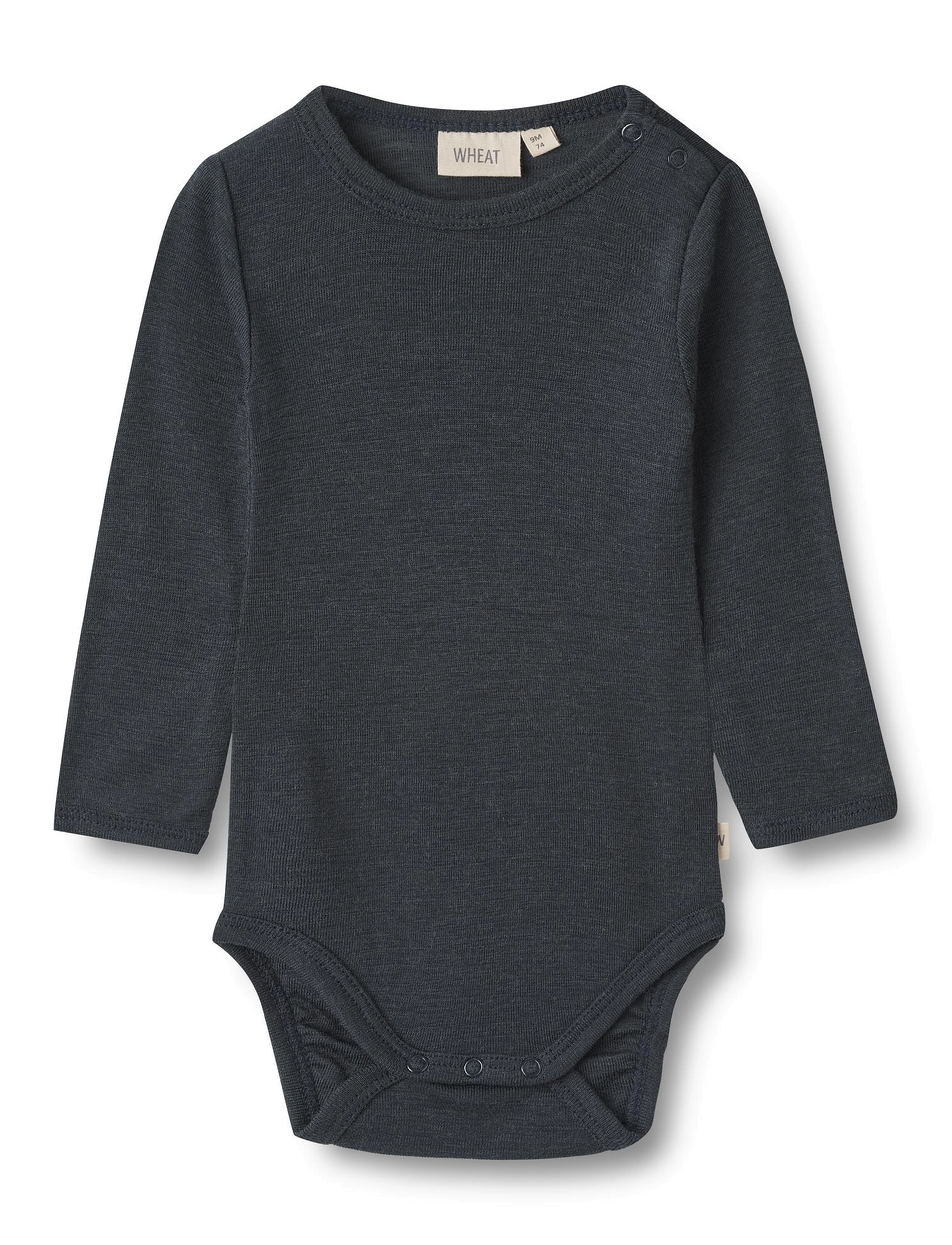 Wheat Wool Body L/S Lucca - Bodid - NAVY / navy