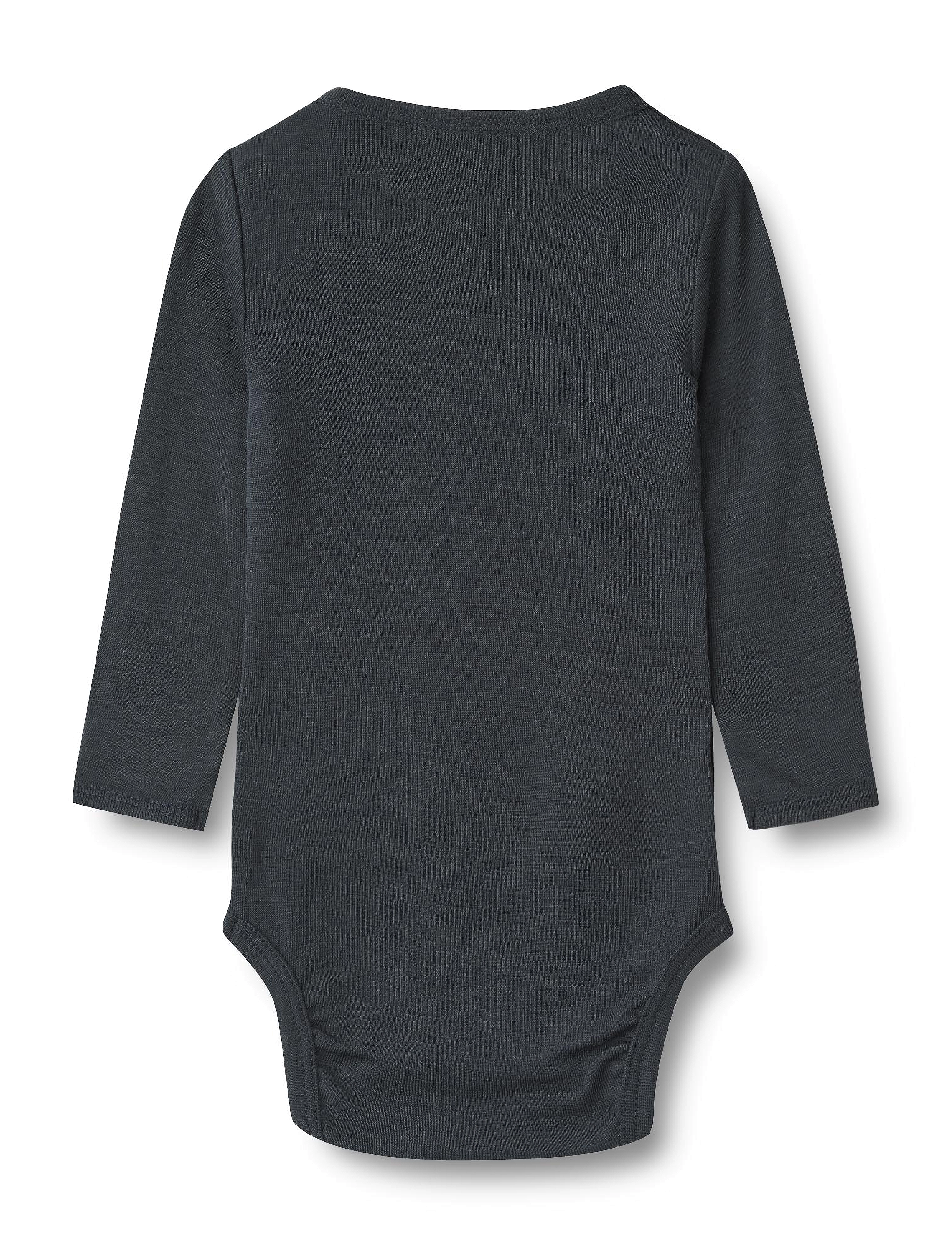 Wheat - Wool Body L/S Lucca - pitkähihaiset bodyt - navy - 1