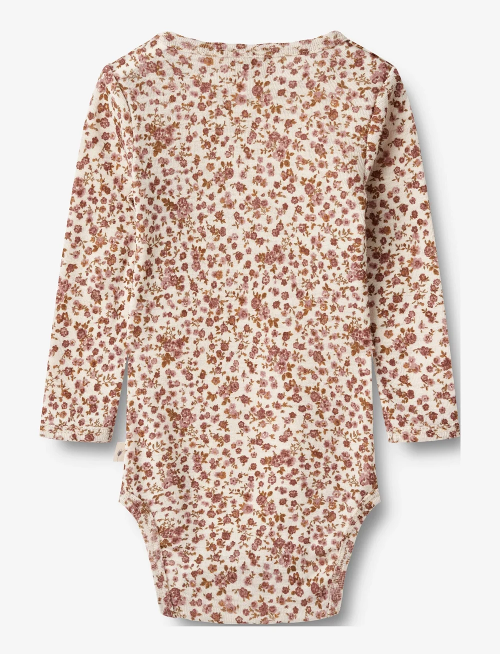 Wheat - Wool Body L/S Lucca - gemusterte langärmelige bodys - rose flowers - 1