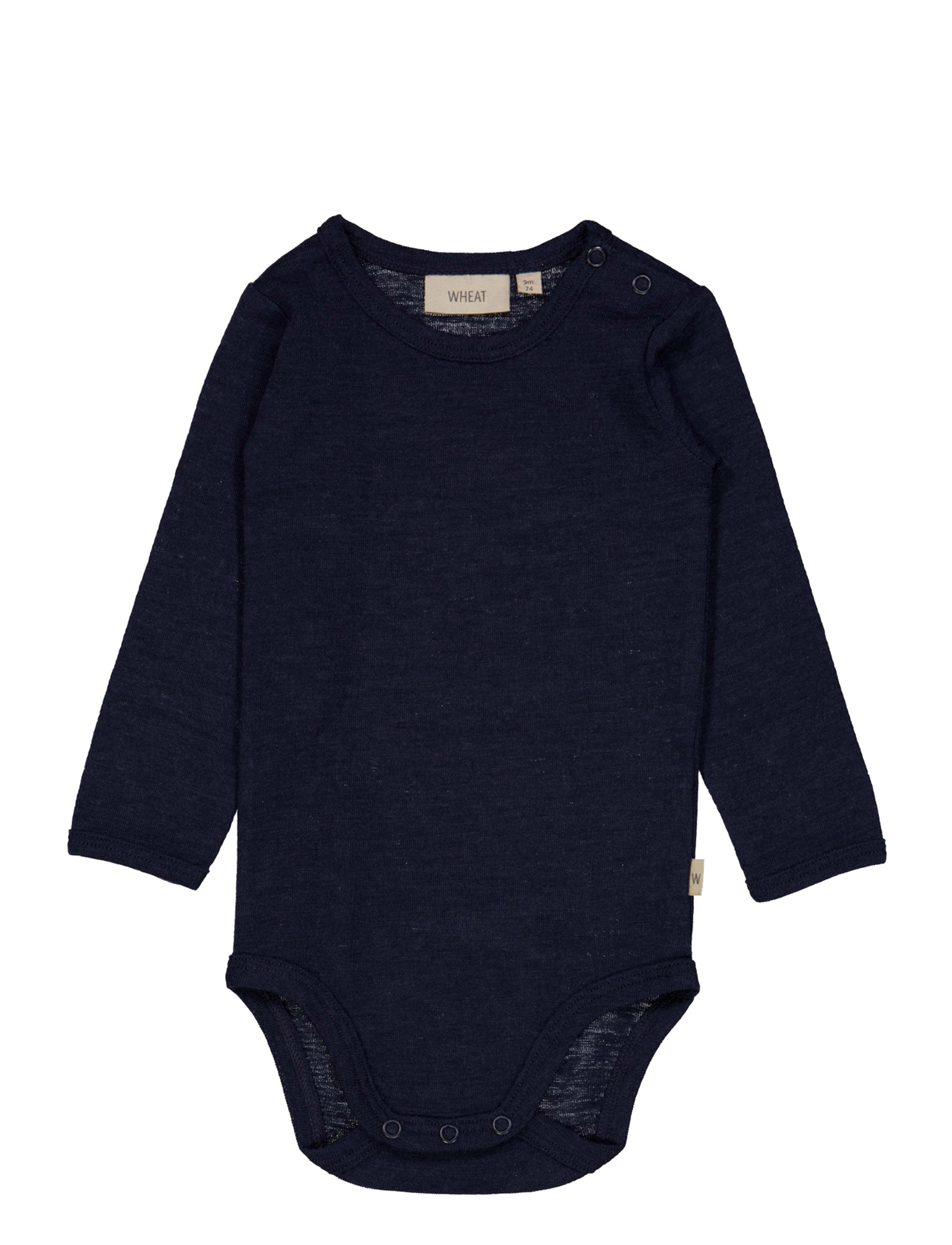 Body Plain Wool LS - NAVY