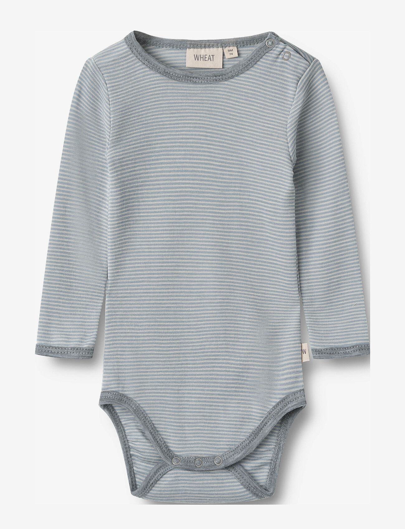 Wheat - Wool Body L/S Lucca - cloudy sky stripe - 0