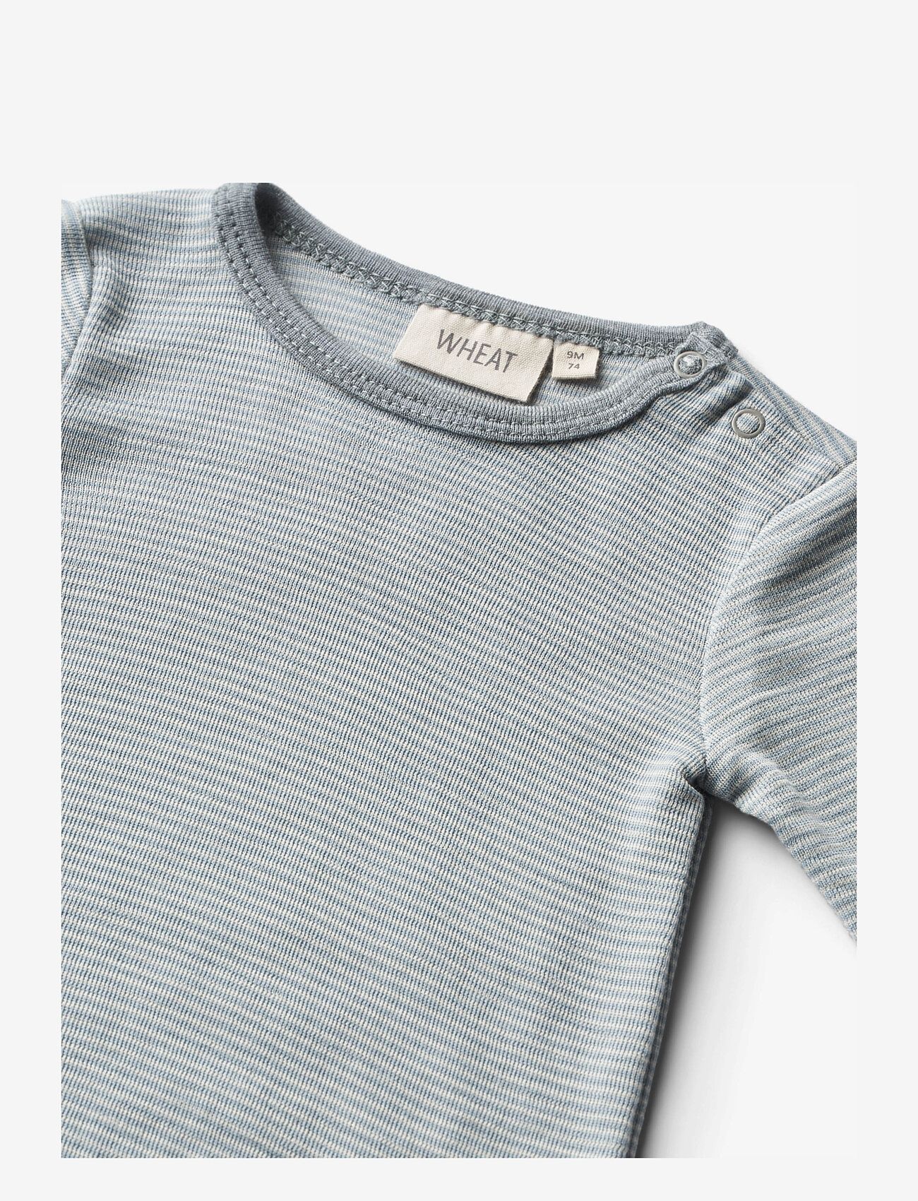 Wheat - Wool Body L/S Lucca - cloudy sky stripe - 2