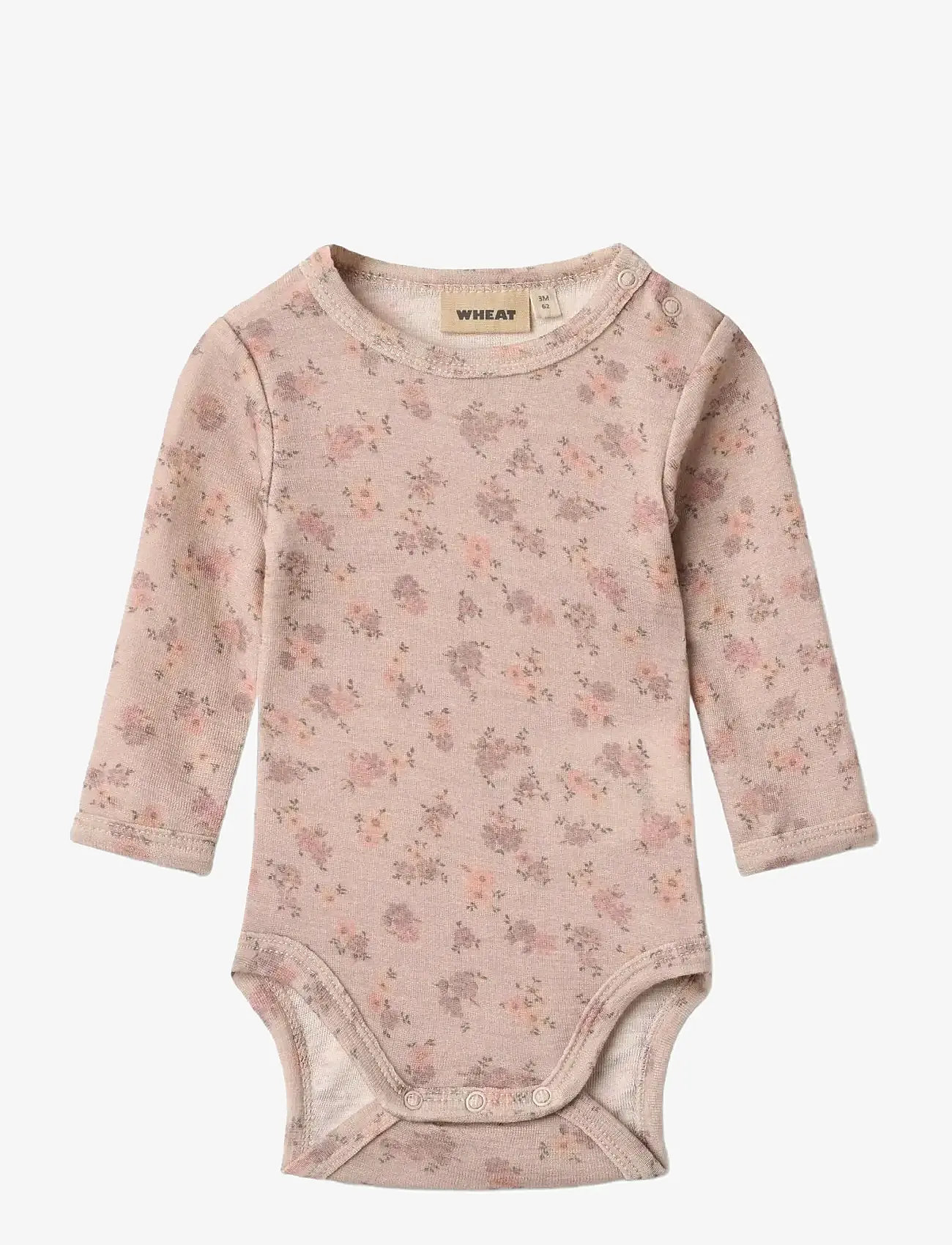 Wheat - Wool Body L/S Lucca - geschenke unter 50€ - lilac flowers - 0