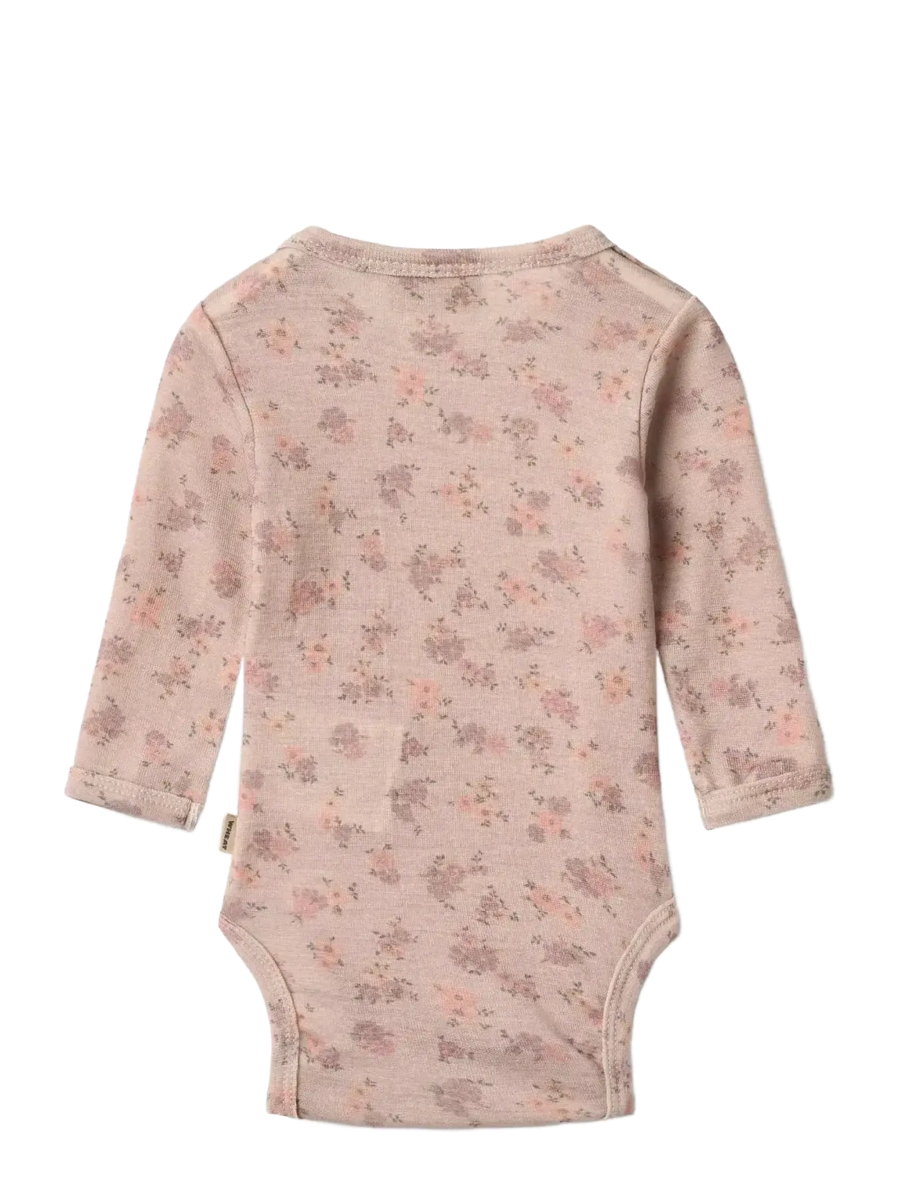Wheat - Wool Body L/S Lucca - langärmelige bodys - lilac flowers - 1