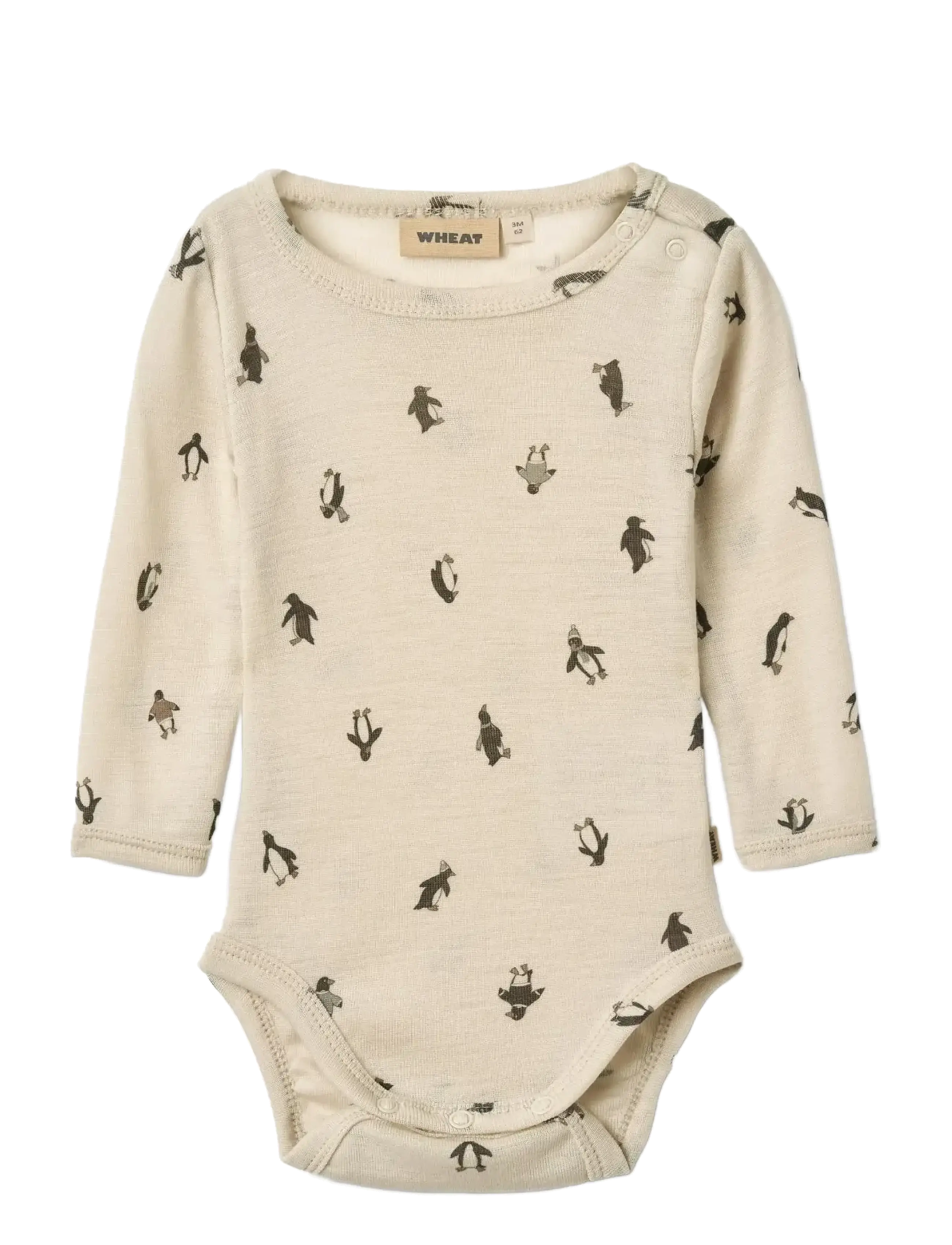 Wheat Wool Body L/S Lucca - Kläder - PENGUINS / beige