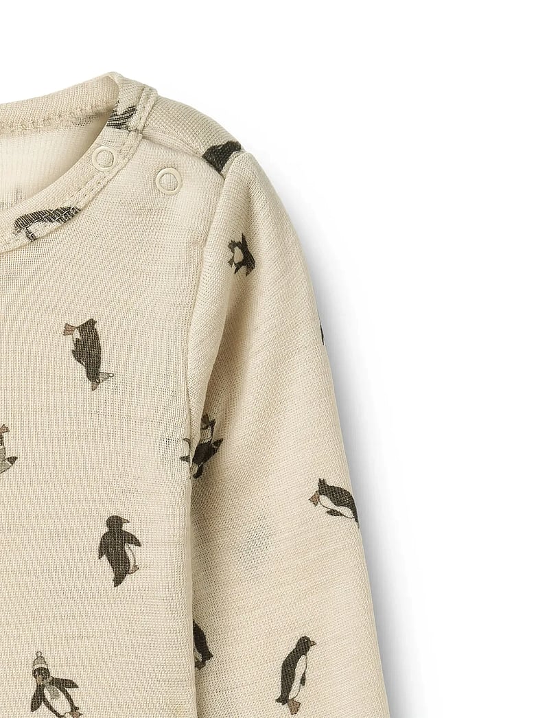 Wheat - Wool Body L/S Lucca - smėlinukai ilgomis rankovėmis - penguins - 2