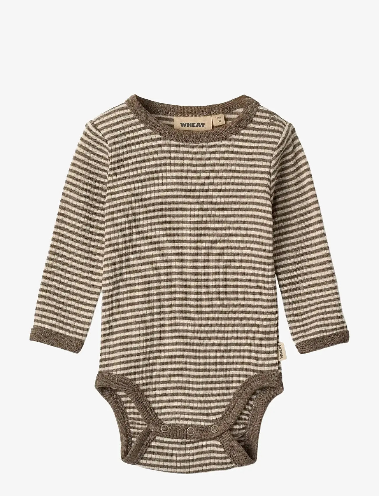 Wheat - Wool Body L/S Lucca - geschenke unter 50€ - wood stripe - 0