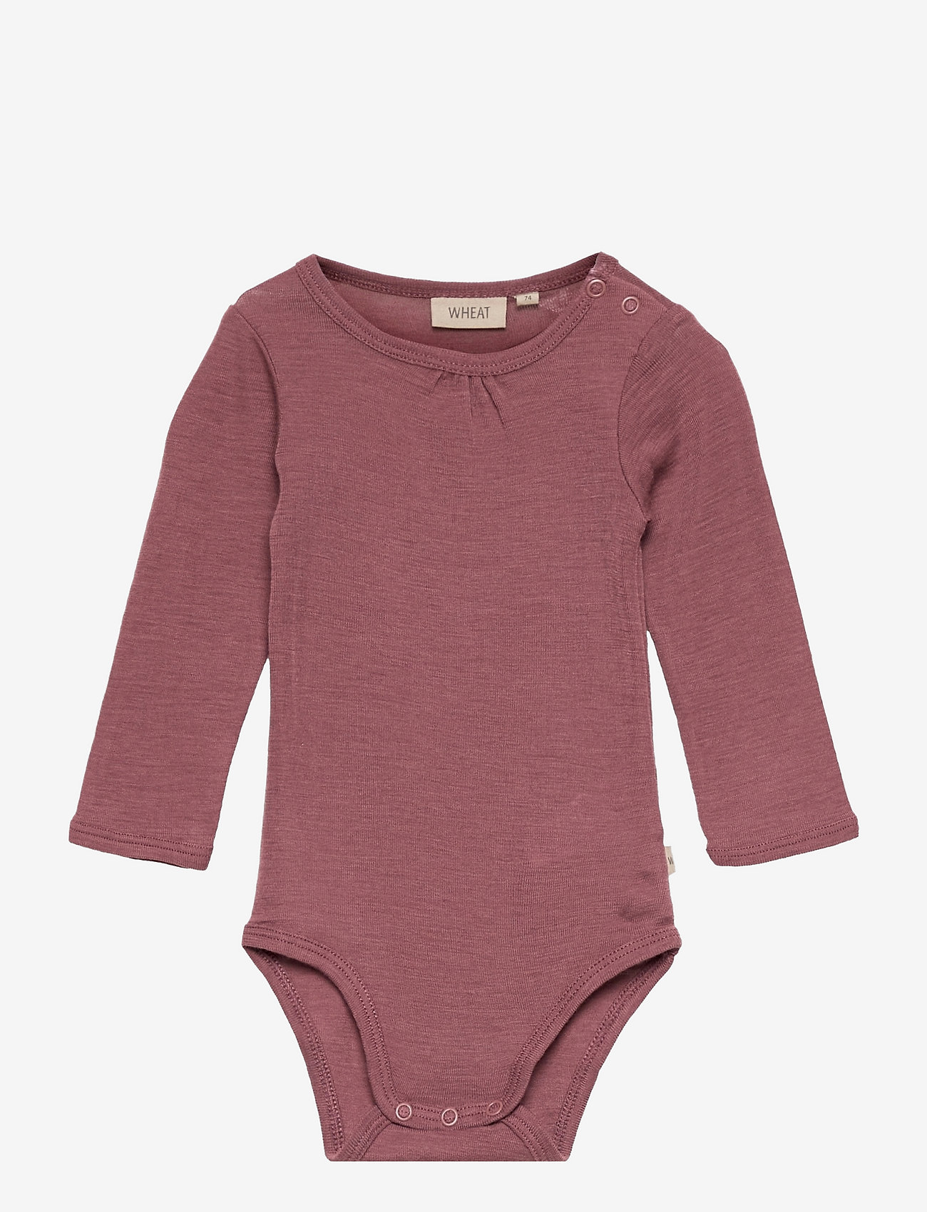 Body Gatherings Wool LS - ROSE BROWN