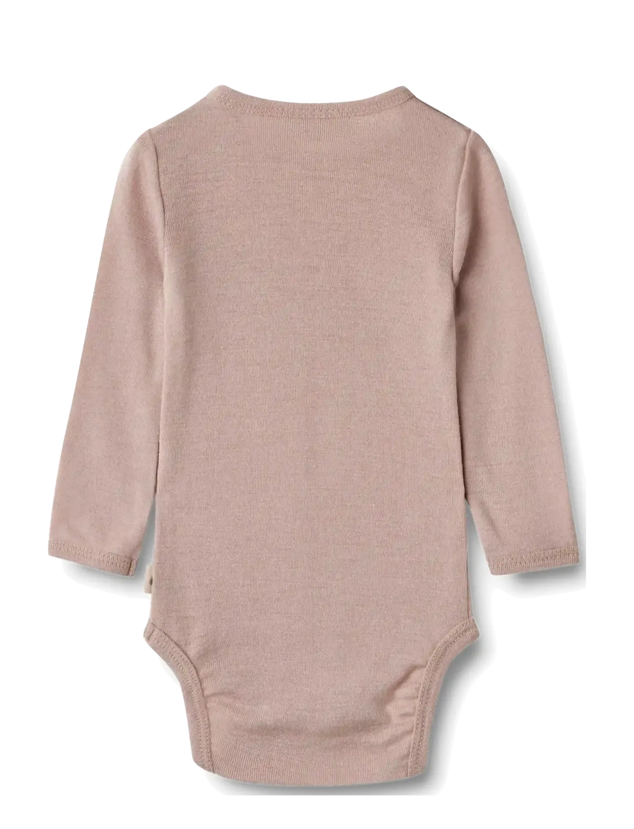 Wheat - Wool Body L/S Lucca - långärmade bodies - dry rose - 1