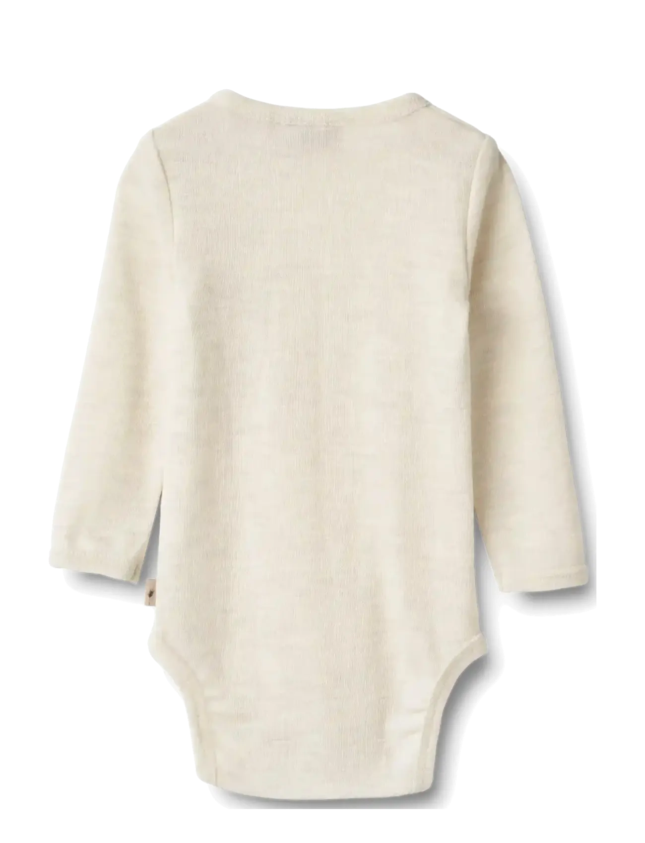 Wheat - Wool Body L/S Lucca - långärmade bodies - eggshell melange - 1