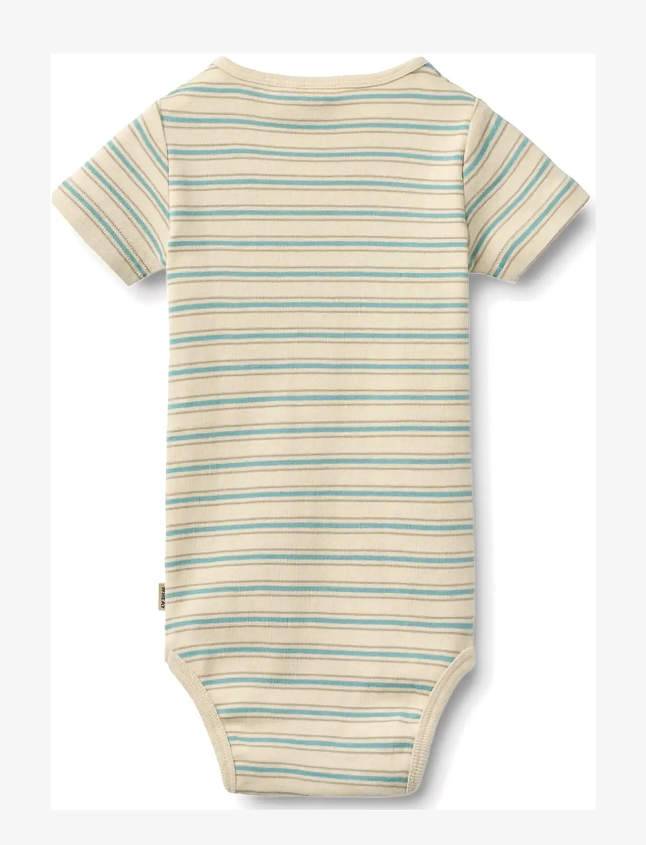 Wheat - Body S/S Edvald - kortærmede bodyer - spring lake stripe - 1