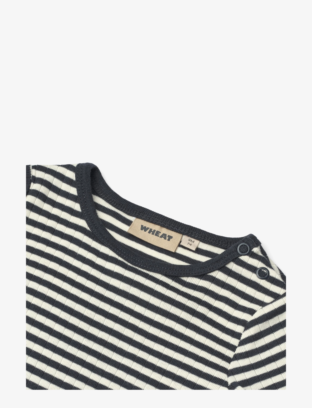 Wheat - Body S/S Edvald - madalaimad hinnad - navy rib stripe - 2