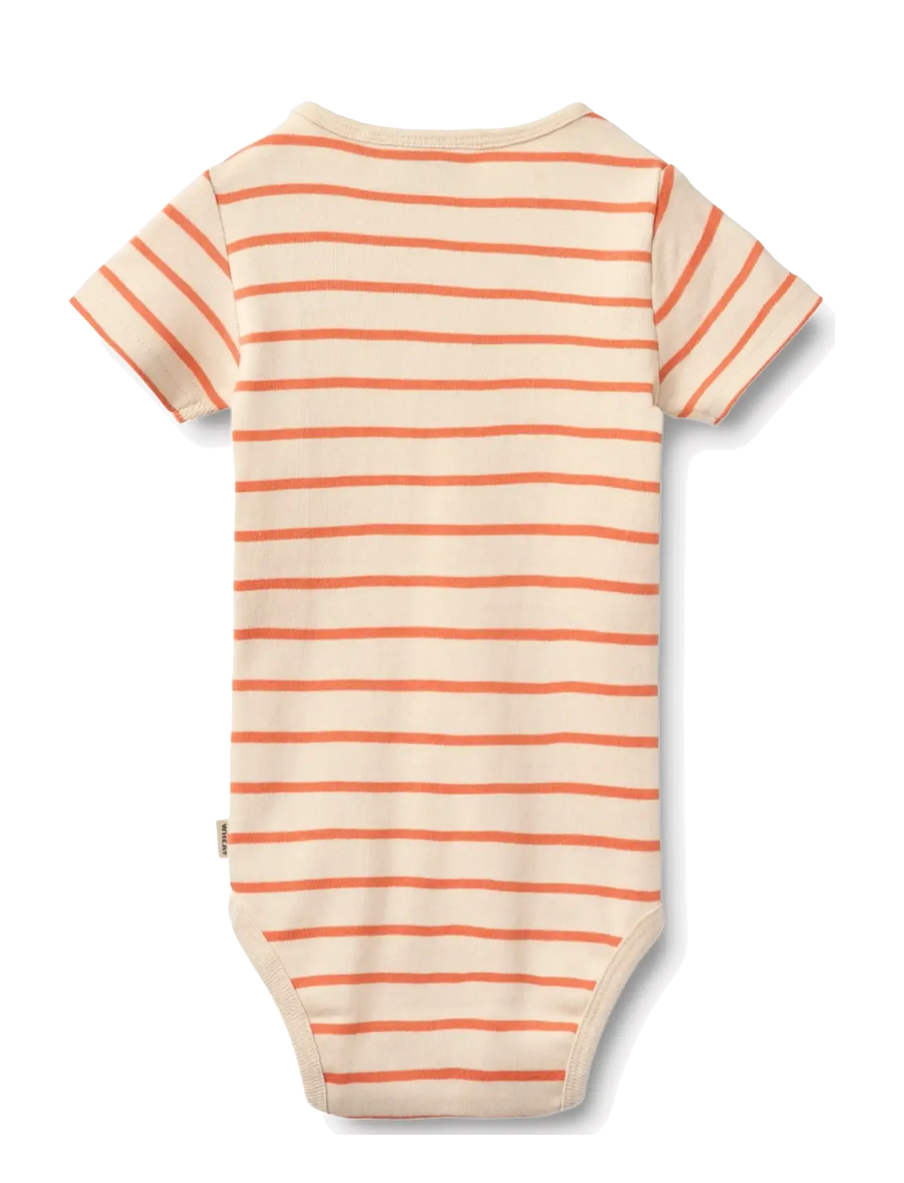 Wheat - Body S/S Edvald - kurzärmelige bodys - orange stripe - 1