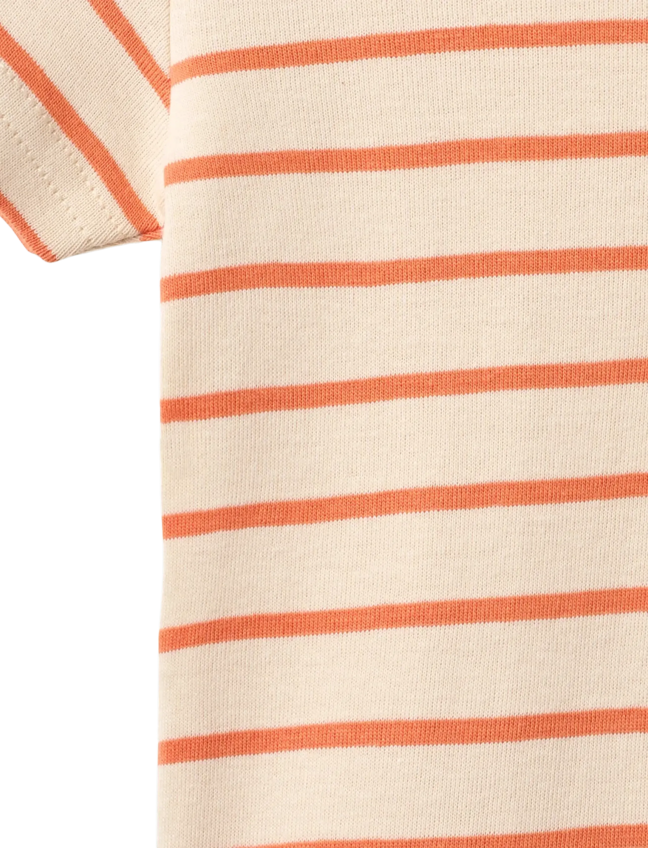 Wheat - Body S/S Edvald - kurzärmelige bodys - orange stripe - 2