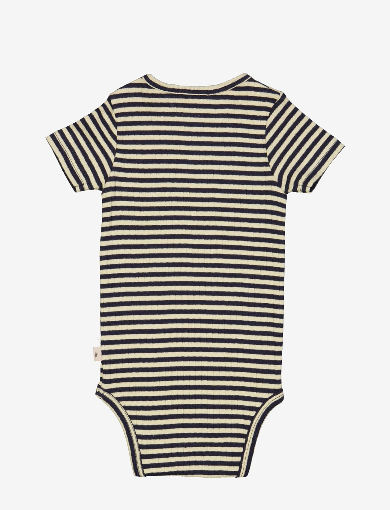 Wheat - Body Plain SS - short-sleeved - midnight stripe - 1