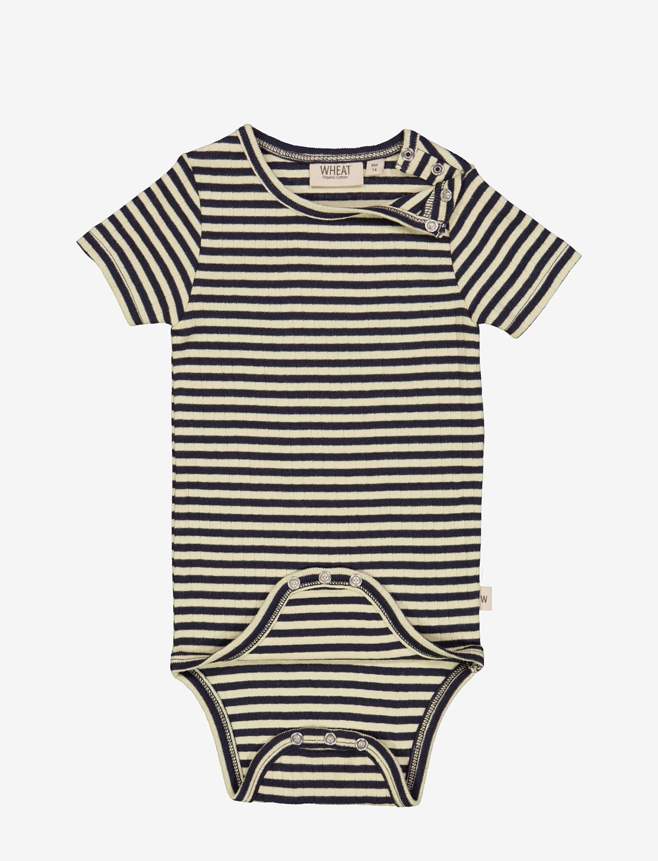 Wheat - Body Plain SS - midnight stripe - 2