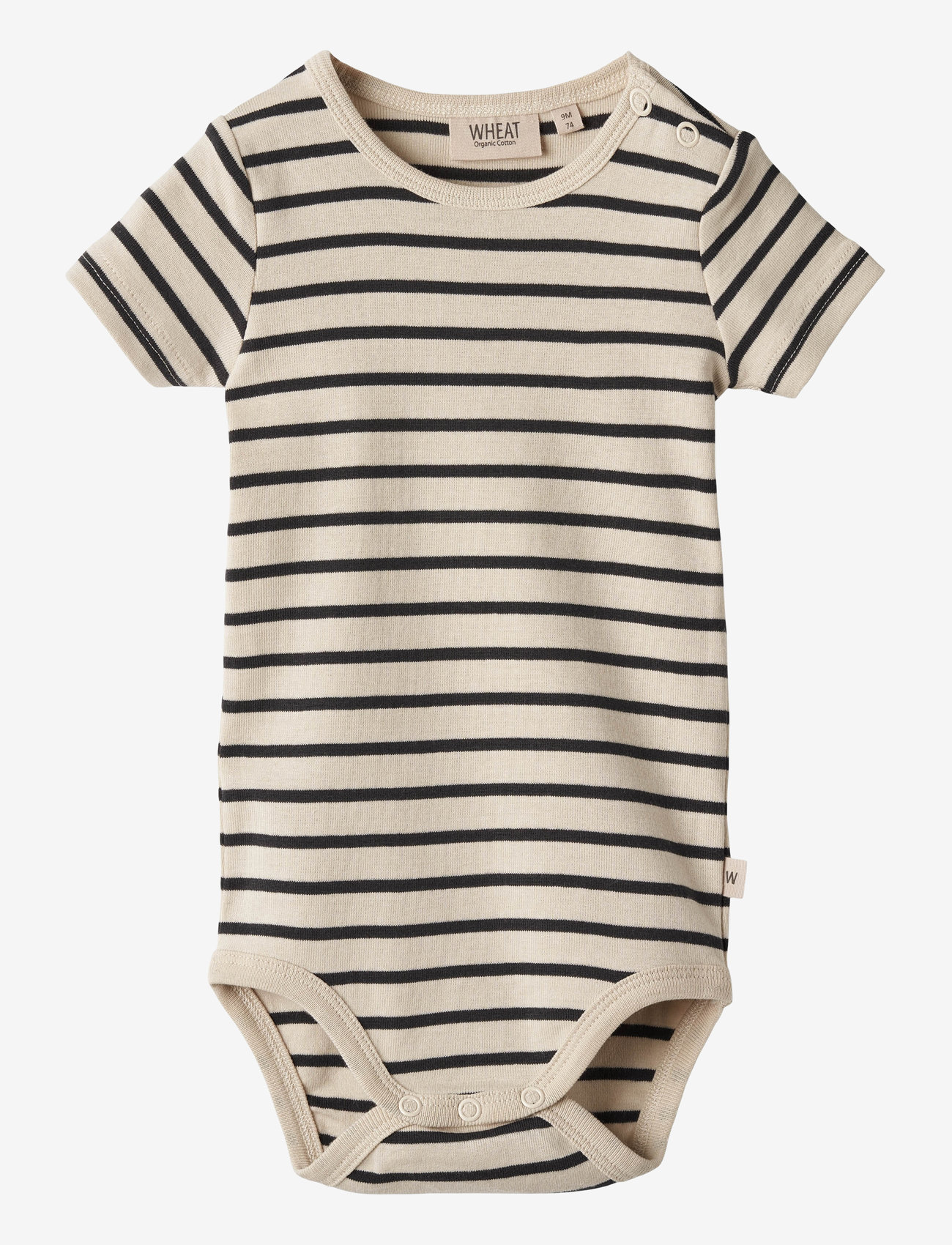 Wheat - Body S/S Edvald - navy stripe - 0
