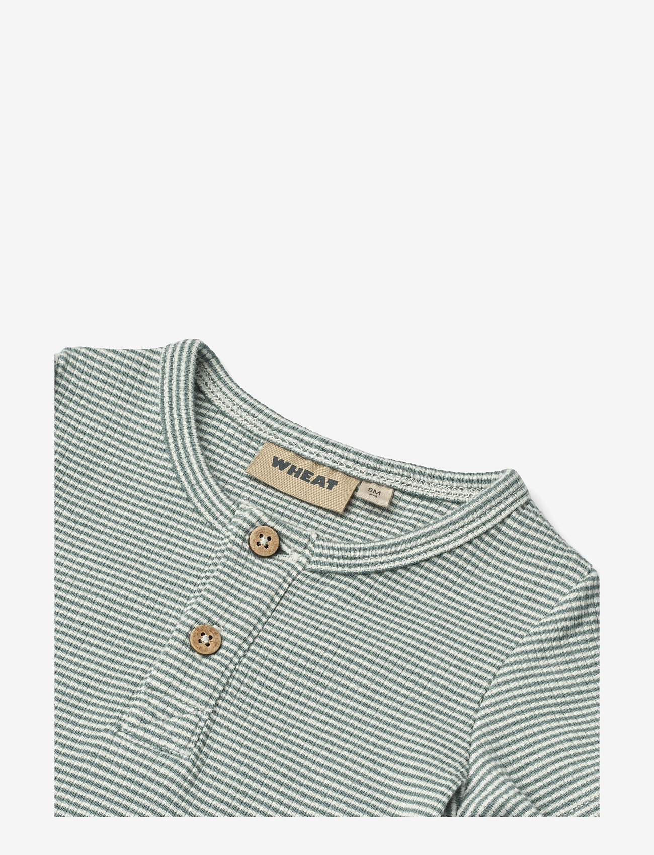 Wheat - Body S/S Magnus - kortærmede bodyer - stormy sea stripe - 2