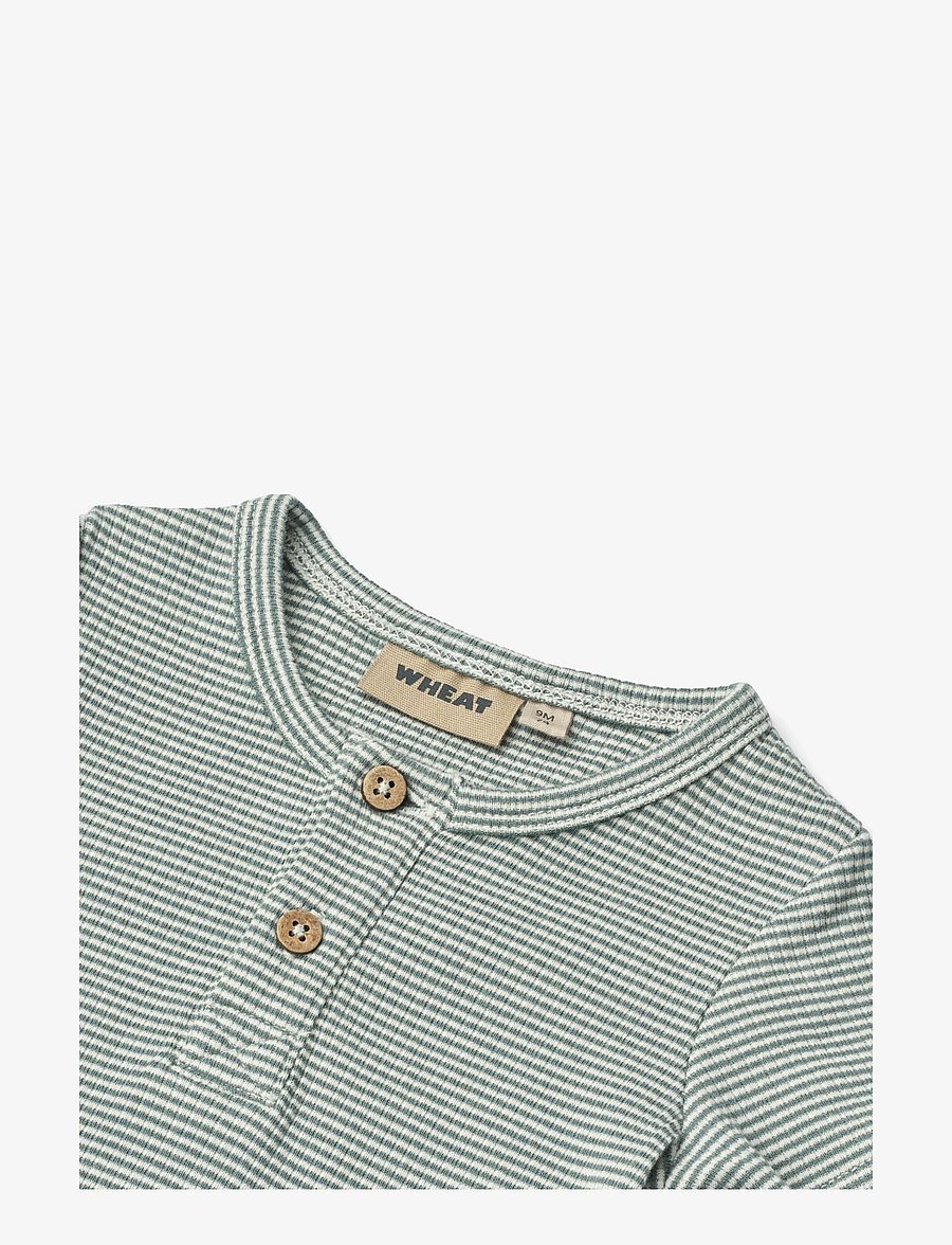 Wheat - Body S/S Magnus - stormy sea stripe - 2
