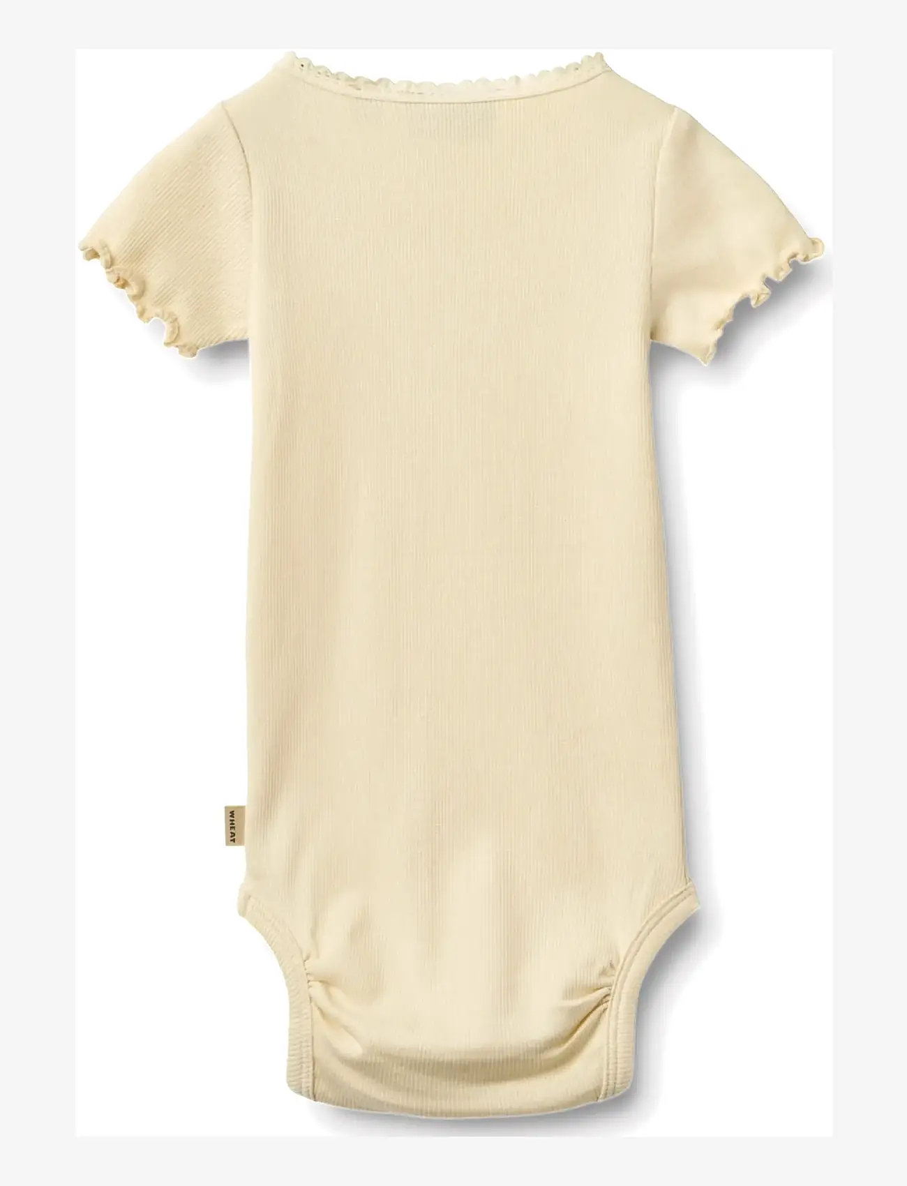 Wheat - Rib Body S/S Edna - kortærmede bodyer - barely apricot - 1