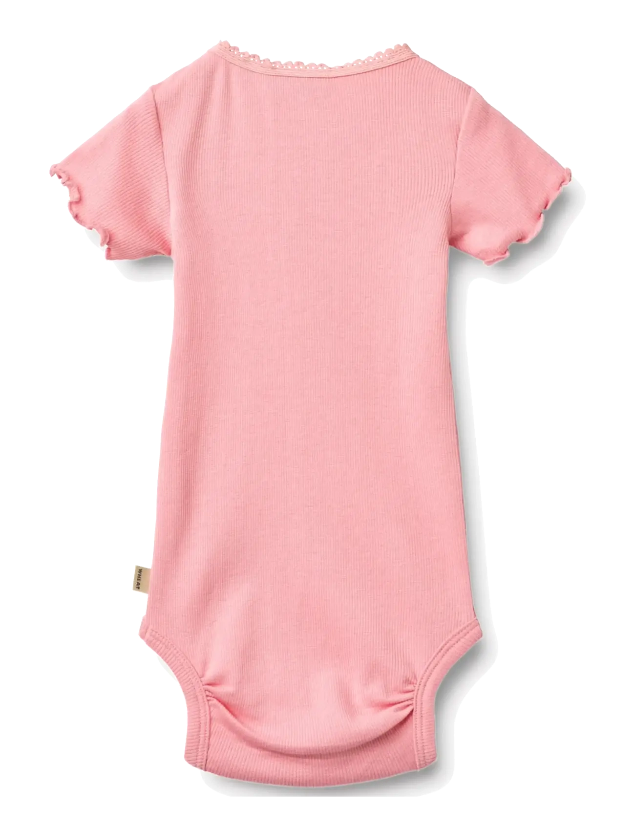 Wheat - Rib Body S/S Edna - kurzärmelige bodys - bubblegum - 1